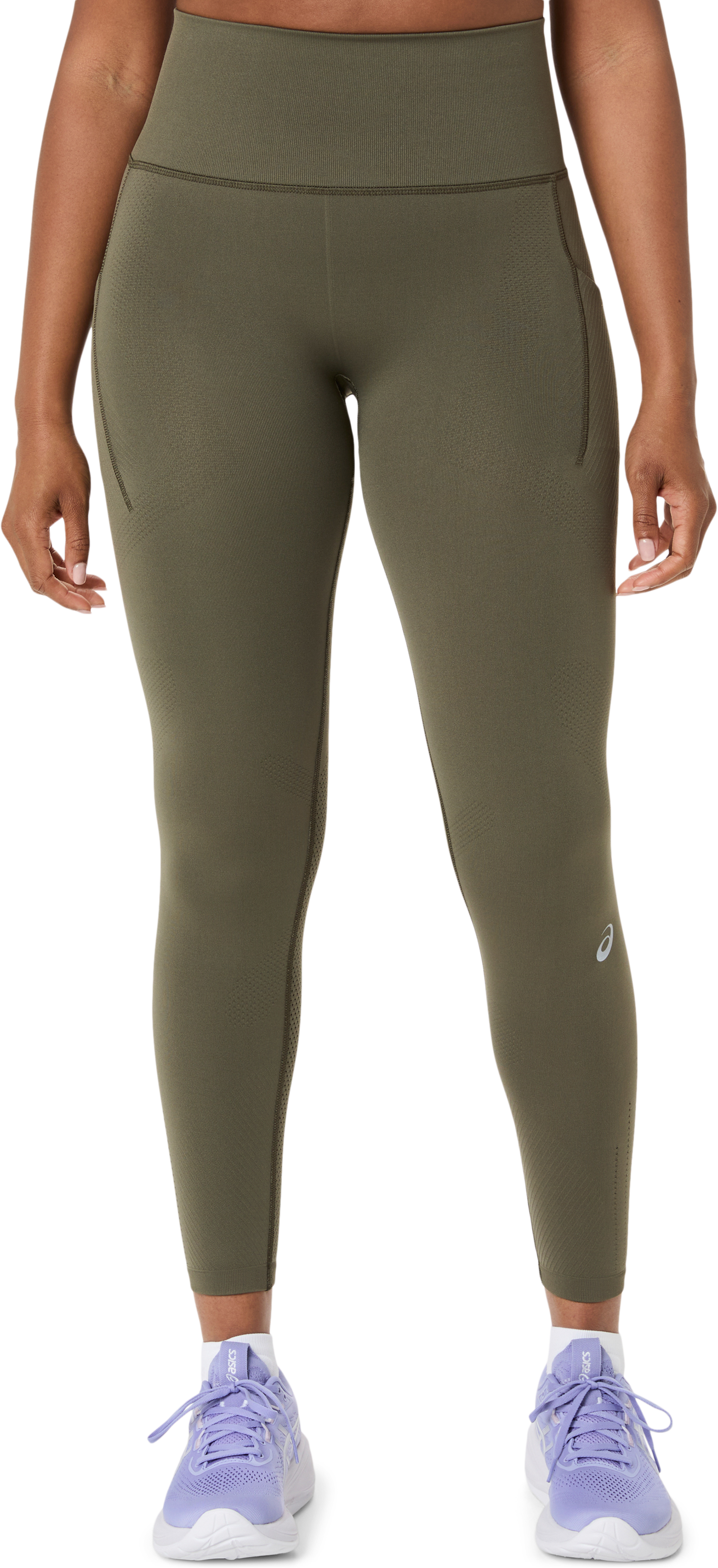 Asics Lauftights "ROAD SEAMLESS TIGHT" Atmungsaktiv, Nahtlose Verarbeitung, Drei integrierte Taschen