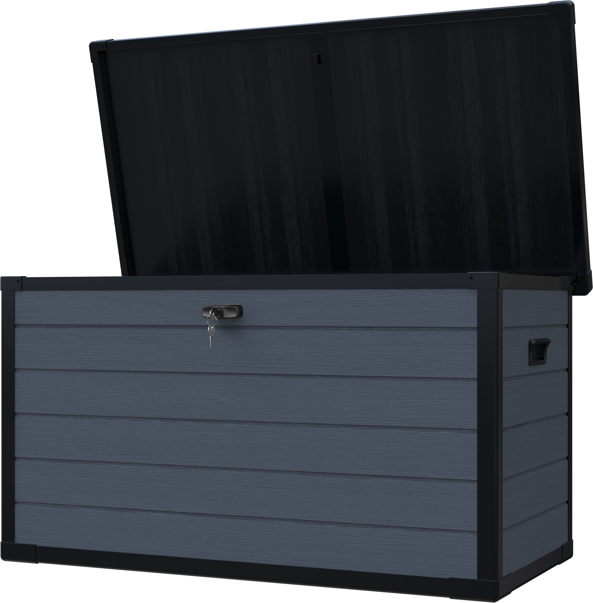 WESTMANN Mülltonnenbox »Pedura 5, 5x 240l, Anthrazit« Mit Fußpedal zum Öffnen