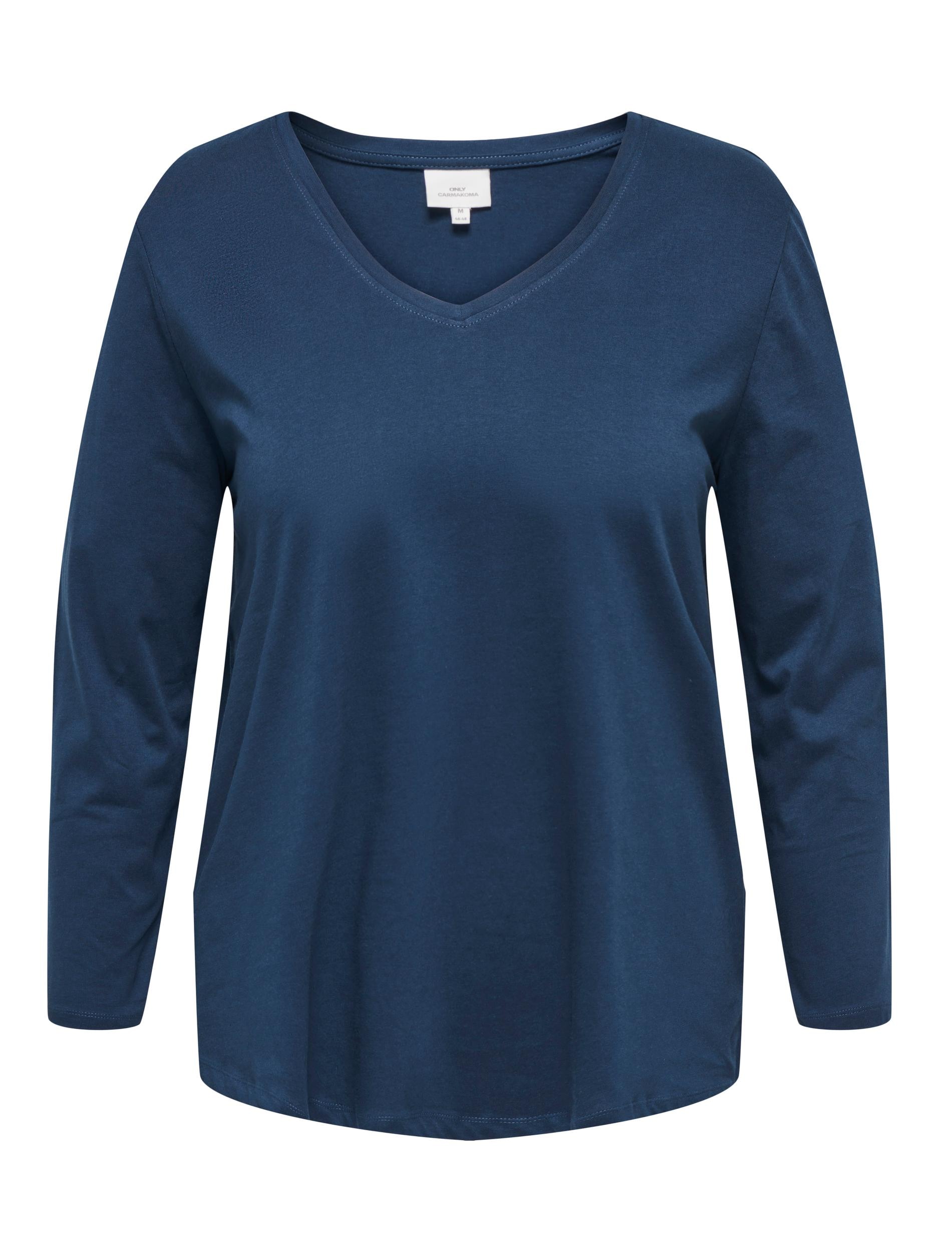 BAUR LIFE CARMAKOMA JRS« | L/S A-SHAPE V-Shirt online TOP »CARBONNIE ONLY bestellen