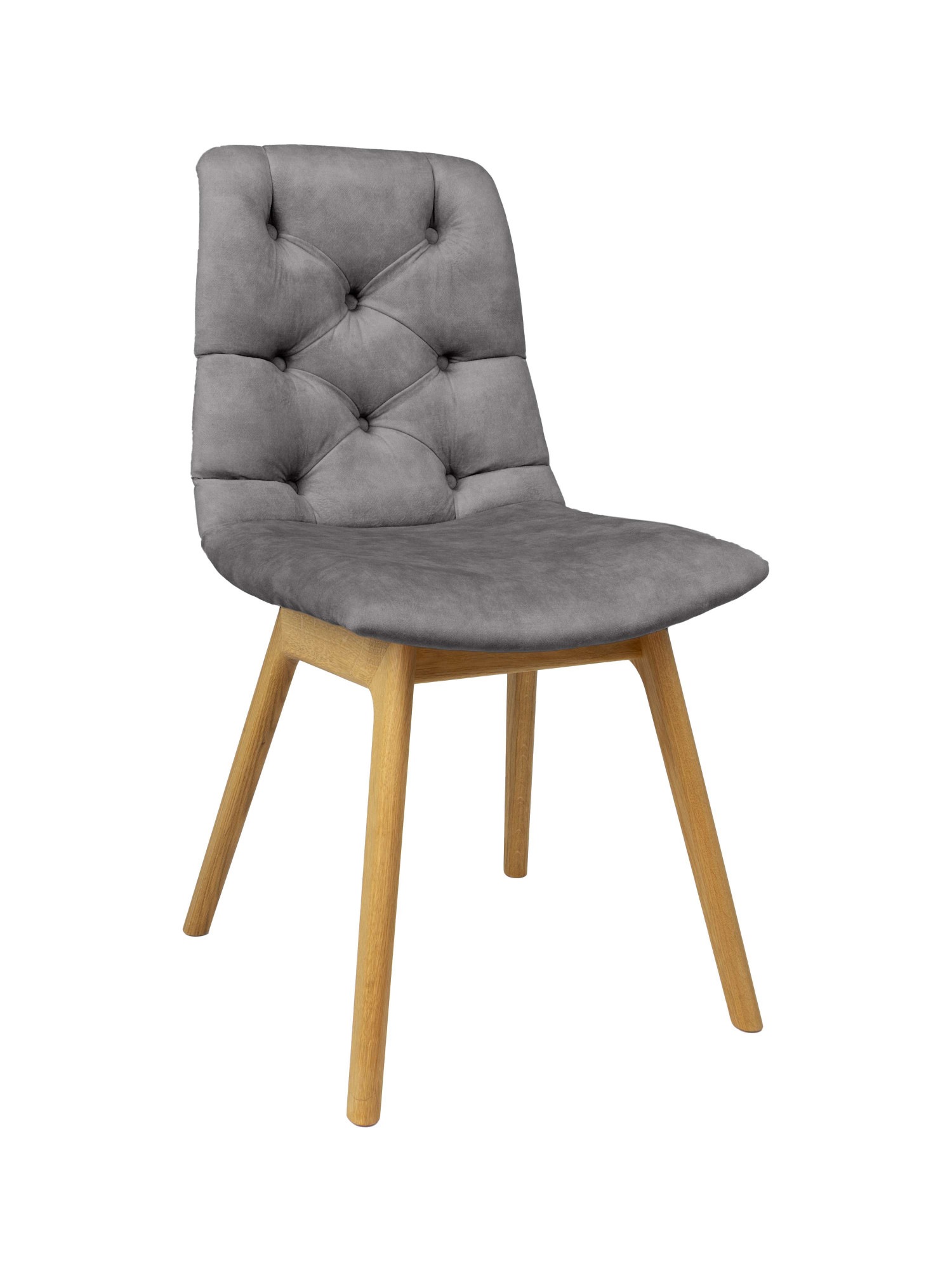 andas 4-Fußstuhl "Ramon", (Set), 2 St., Samt, mit Massivholzbeinen, verschi günstig online kaufen