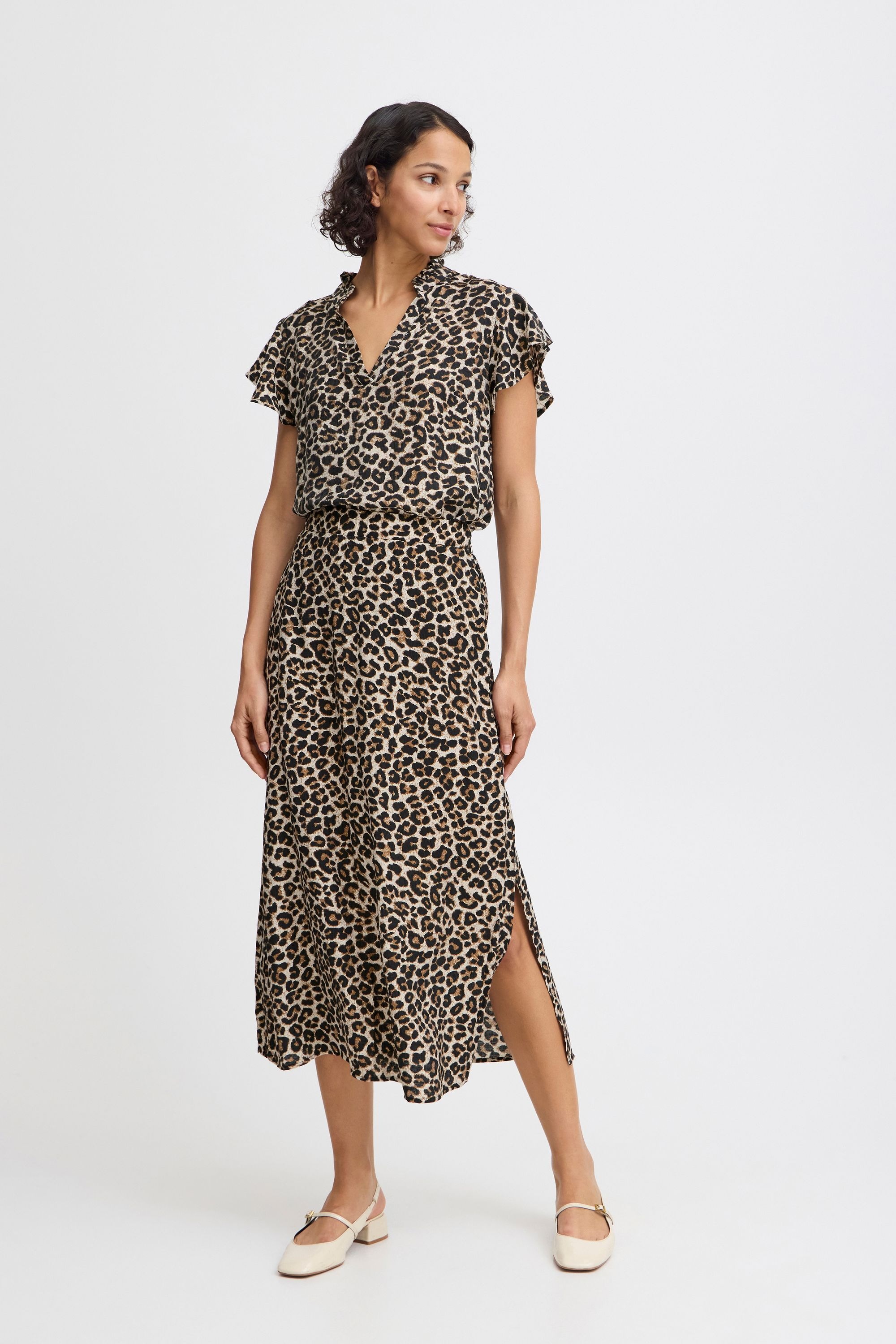 b.young Webrock "Webrock BYHINVA LEOPARD SKIRT -" günstig online kaufen