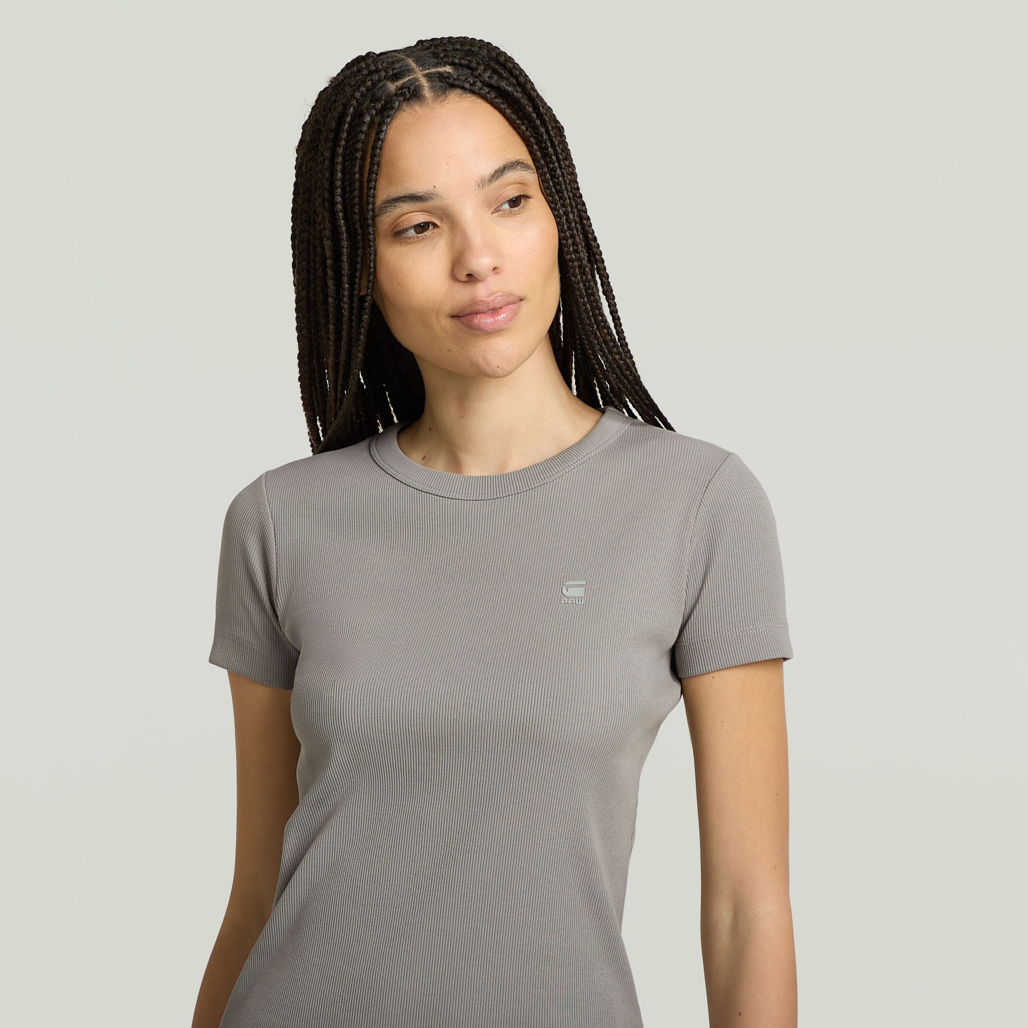 G-STAR T-Shirt "Rib Cap Sleeve", aus Rippjersey, Slim Fit günstig online kaufen