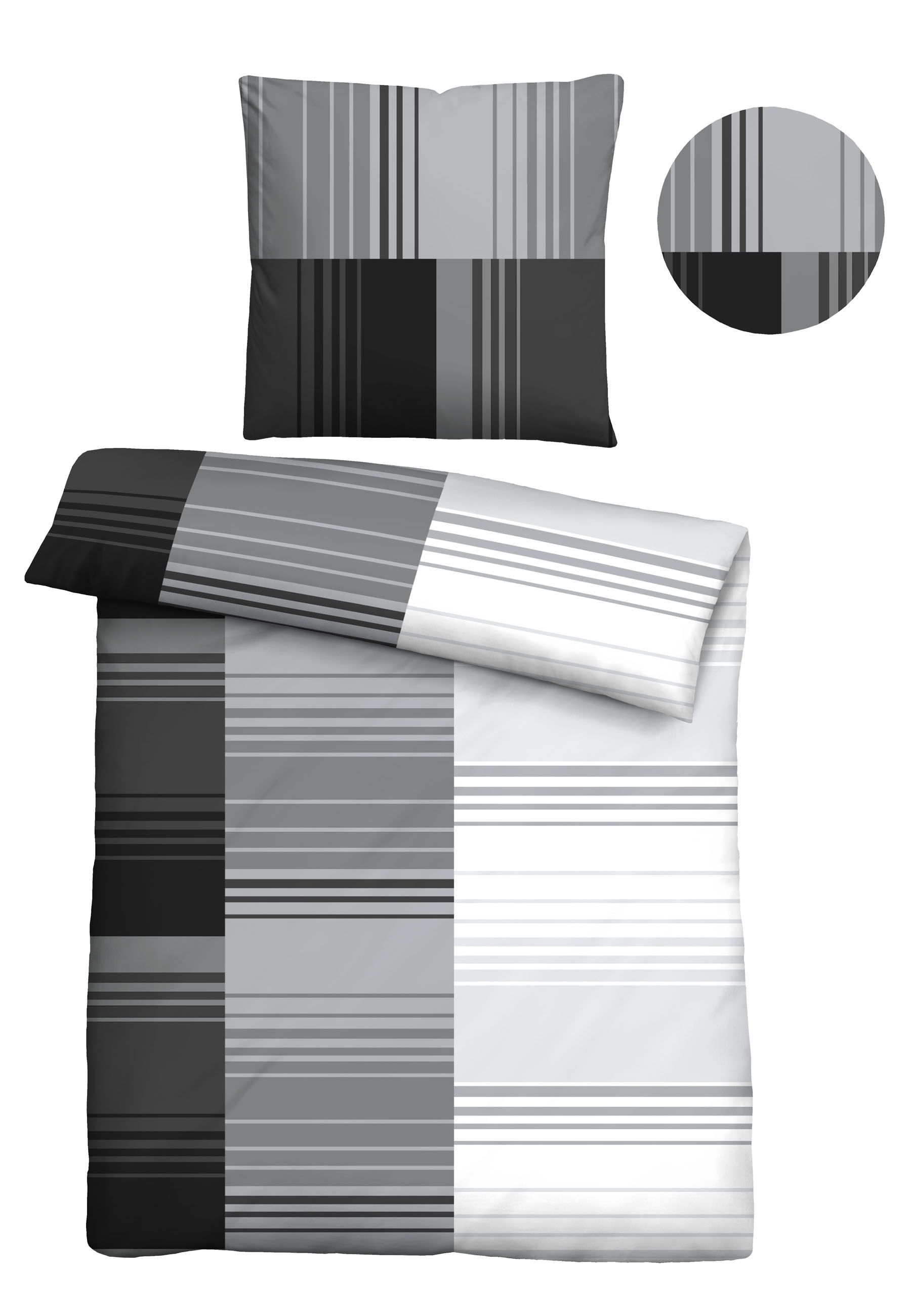 Castell - Markenbettwäsche Bettwäsche "0460124" 2 Stk. Polycotton, hautsymp günstig online kaufen