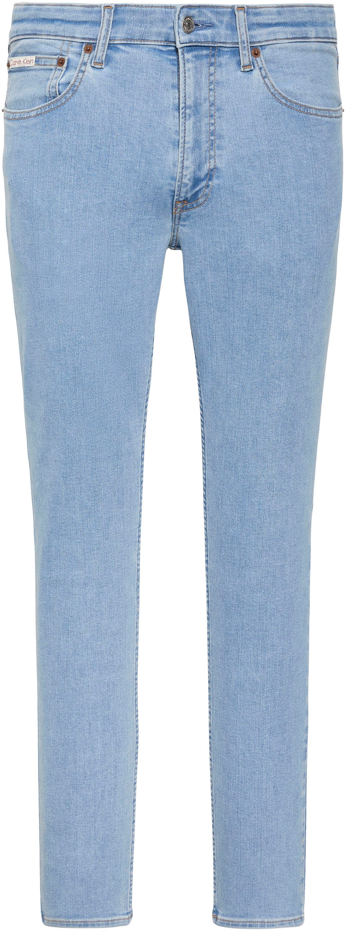 Calvin Klein Jeans Skinny-fit-Jeans "SKINNY" mit Leder-Badge günstig online kaufen