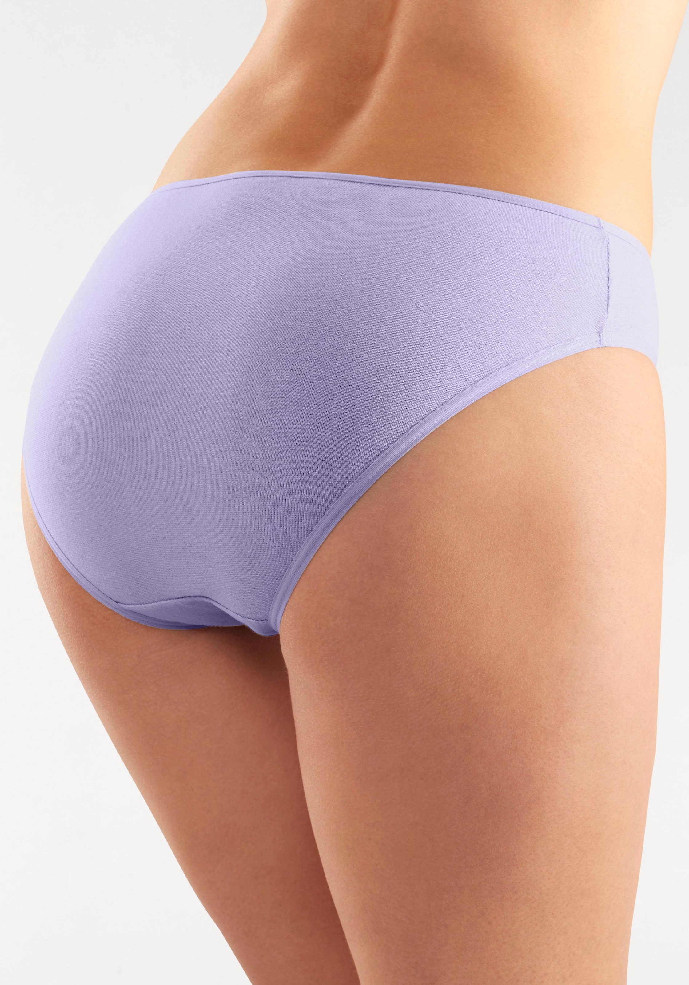 petite fleur Bikinislip, (Packung, 10 St.), aus elastischer Baumwolle