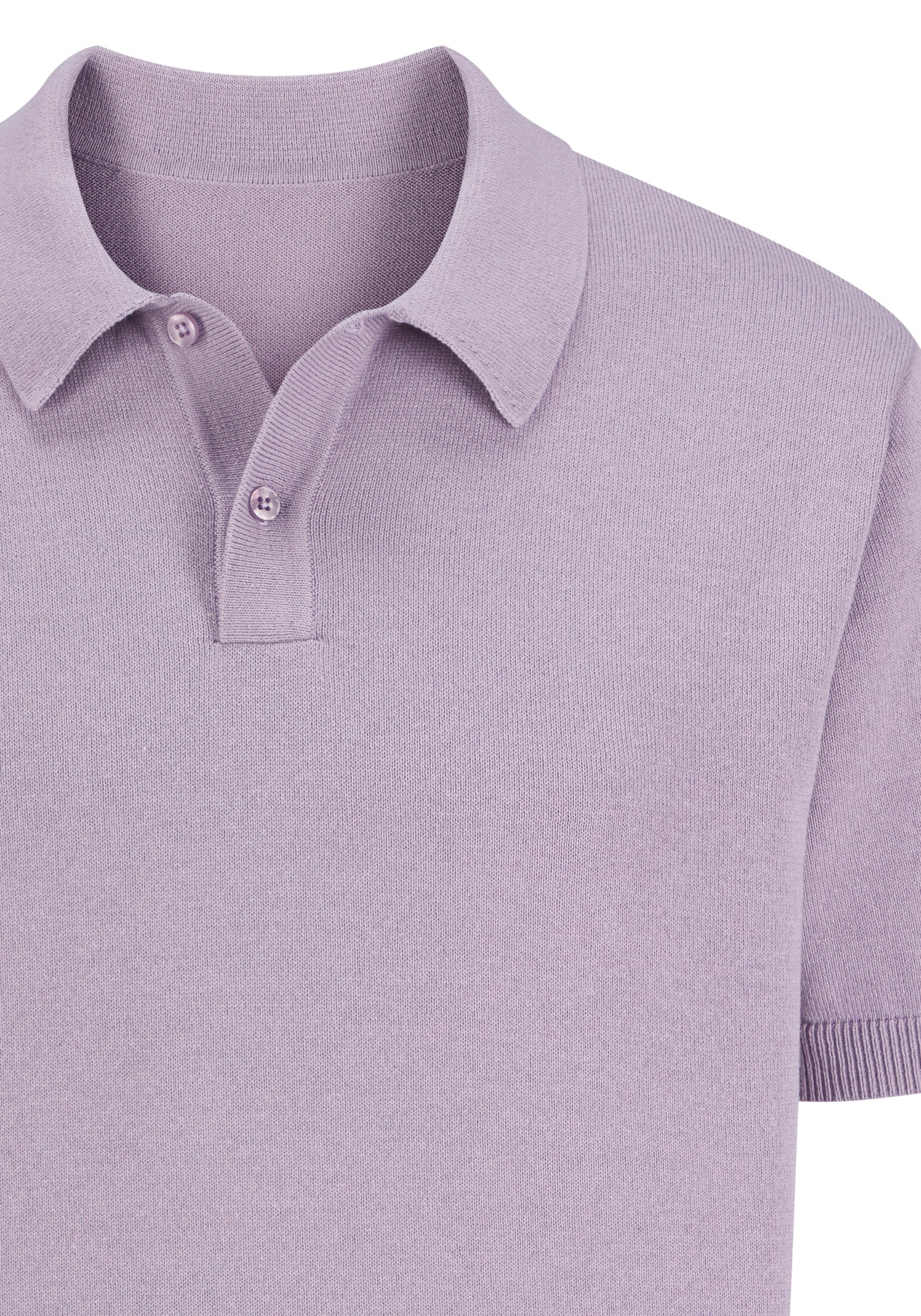 H.I.S Kurzarmshirt »aus Feinstrick«, - mit Polokragen und Knopfleiste, pflegeleichte Baumwollmischung