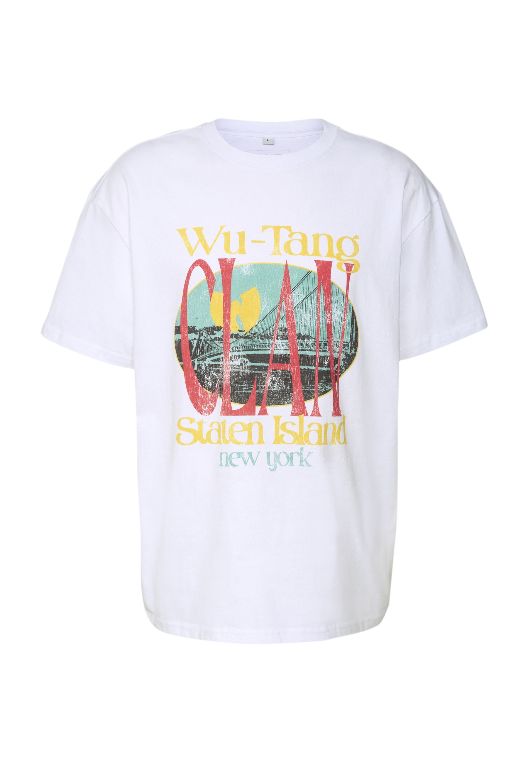 Upscale by Mister Tee Kurzarmshirt "Upscale by Mister Tee Herren Wu Tang Staten Island Oversize Tee" 1 tlg.