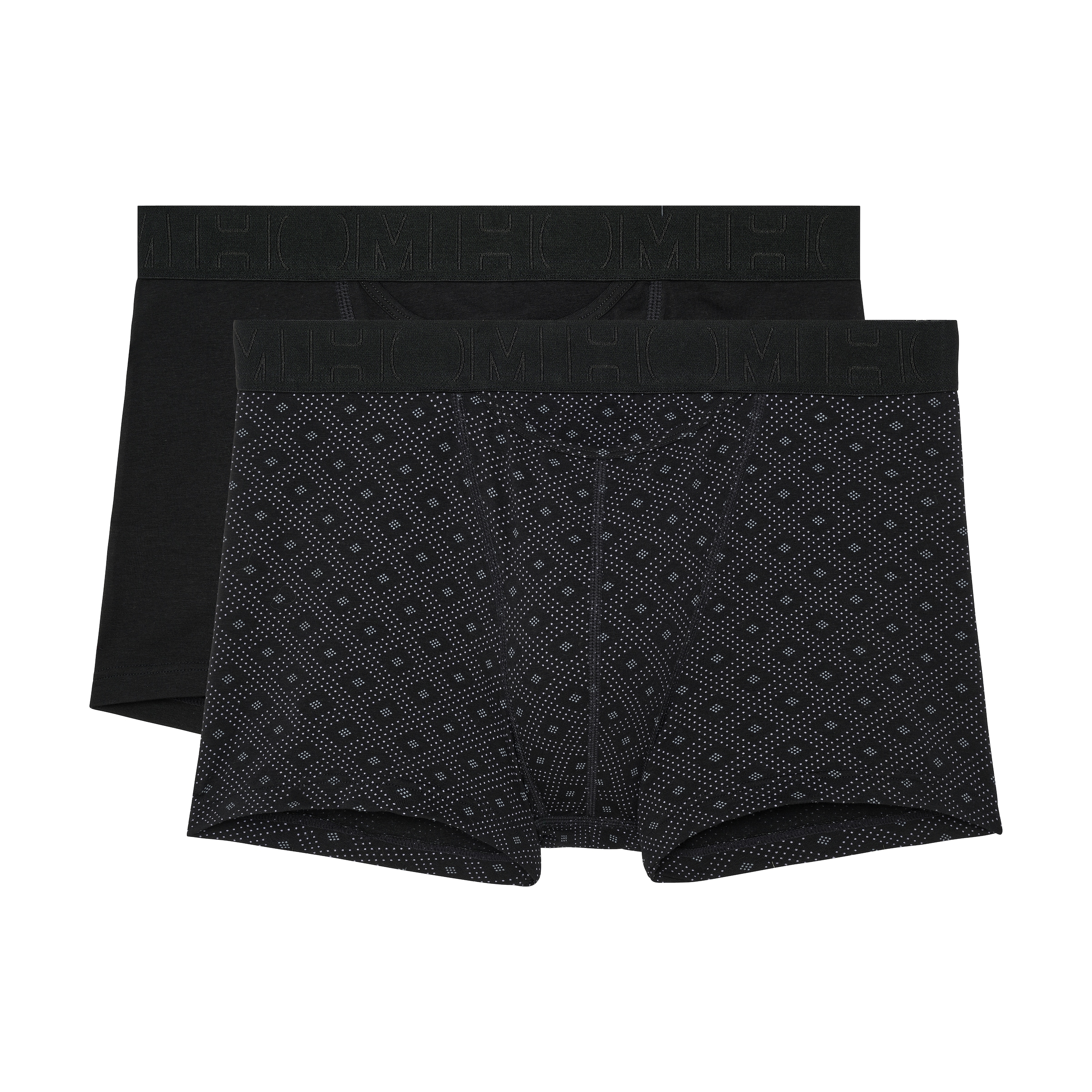 Hom Boxershorts "Neels" 2er Pack, horizontaler Eingriff, weich, elastisch, günstig online kaufen