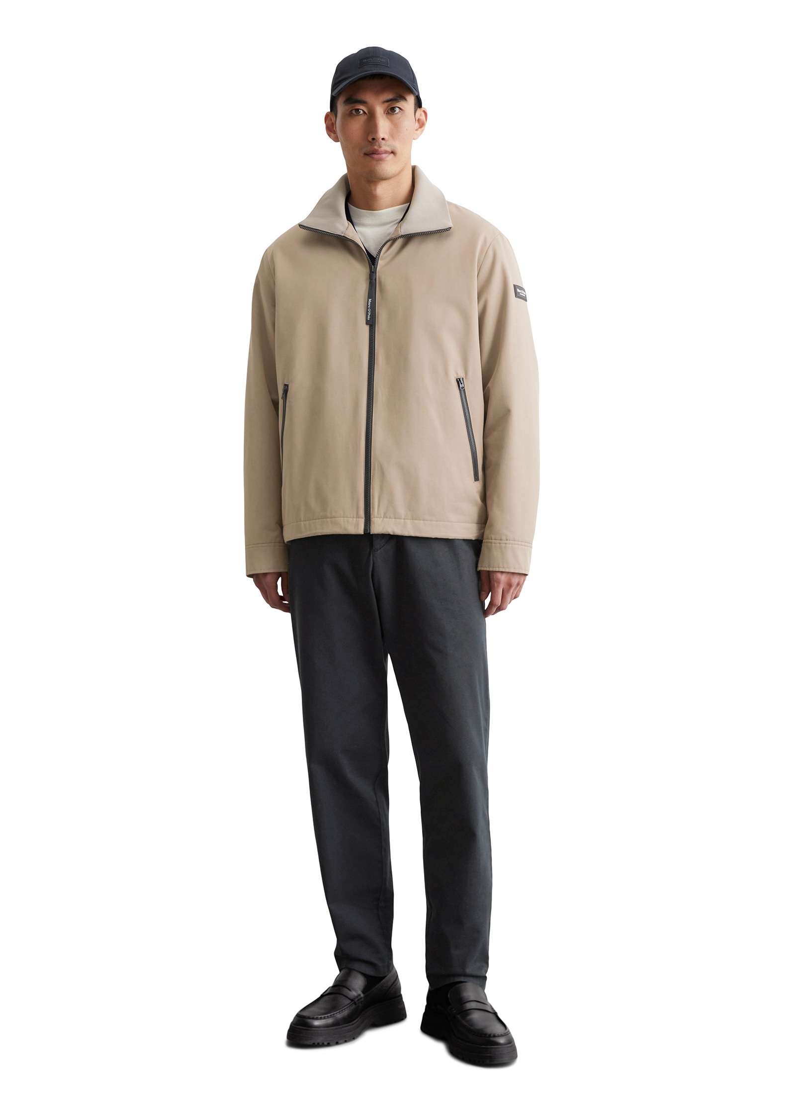 Marc O'Polo Outdoorjacke »aus wasserabweisendem Micro-Twill«, ohne Kapuze