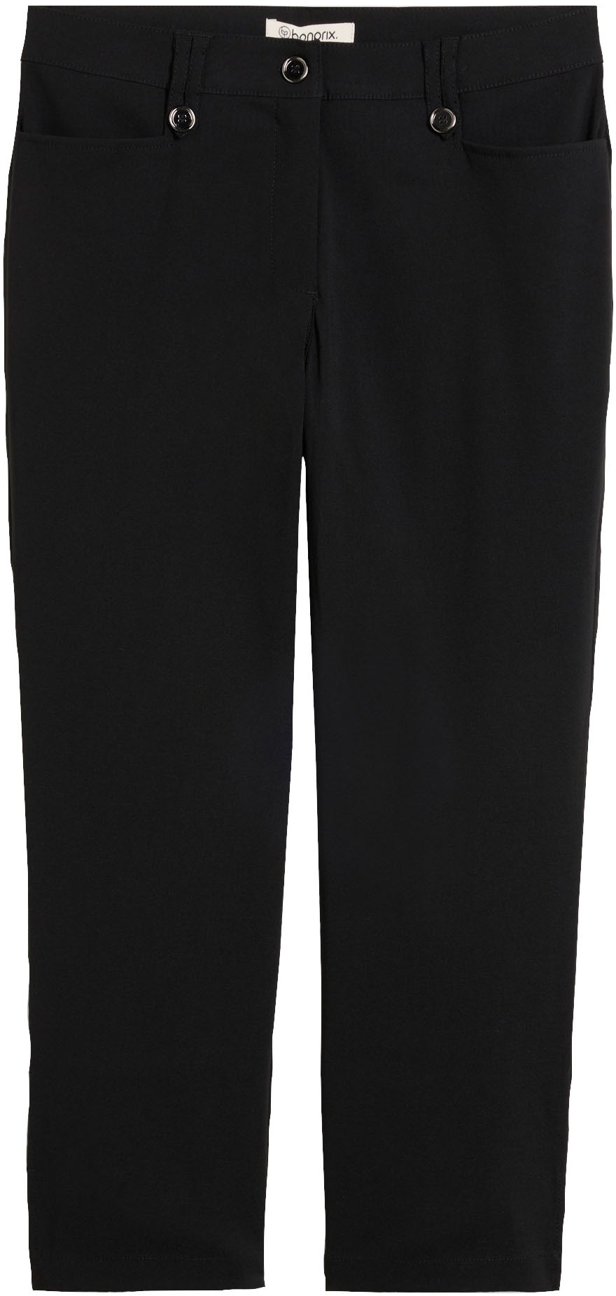 bonprix 7/8-Hose »7/8-Bengalin-Hose mit Bequembund«  mit Elasthan-Anteil, Regular Fit, mit Bequembund