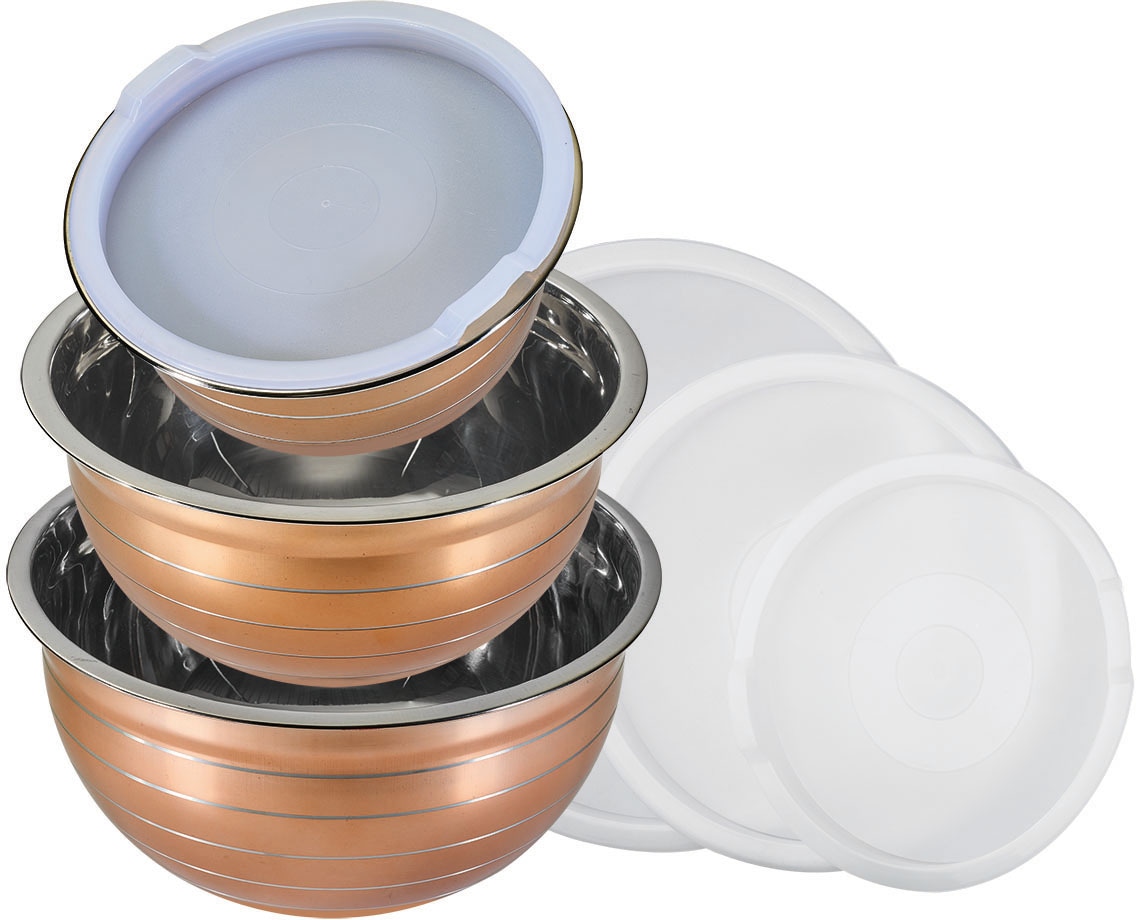 KING Aufbewahrungsschüssel "Classic Kupfer" Set, 3 Stk. tlg. mit Deckel günstig online kaufen