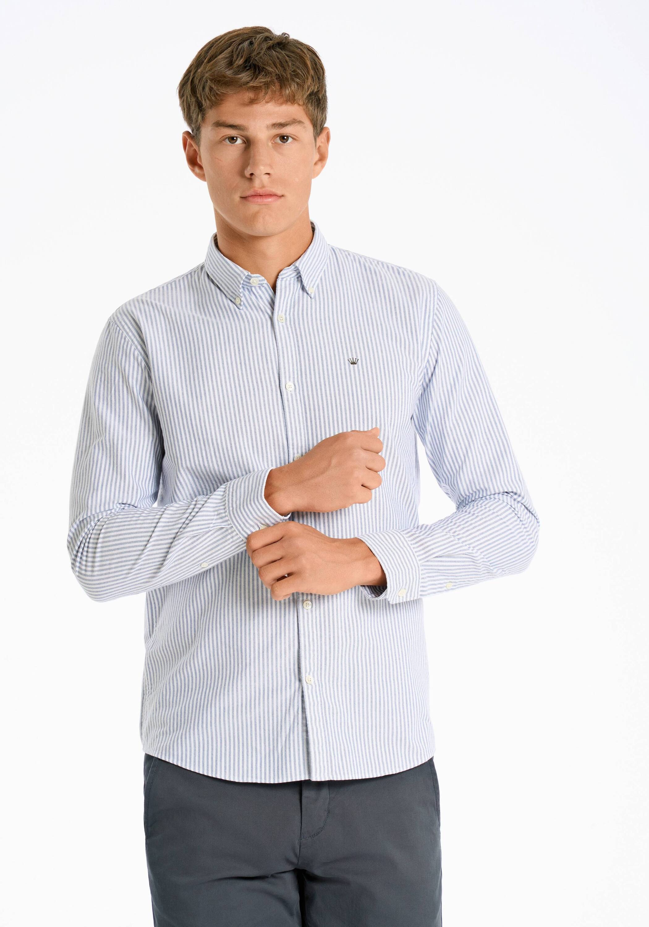JUNK de LUXE Businesshemd "Oxford-Hemd (Langarm) Relaxed Fit"