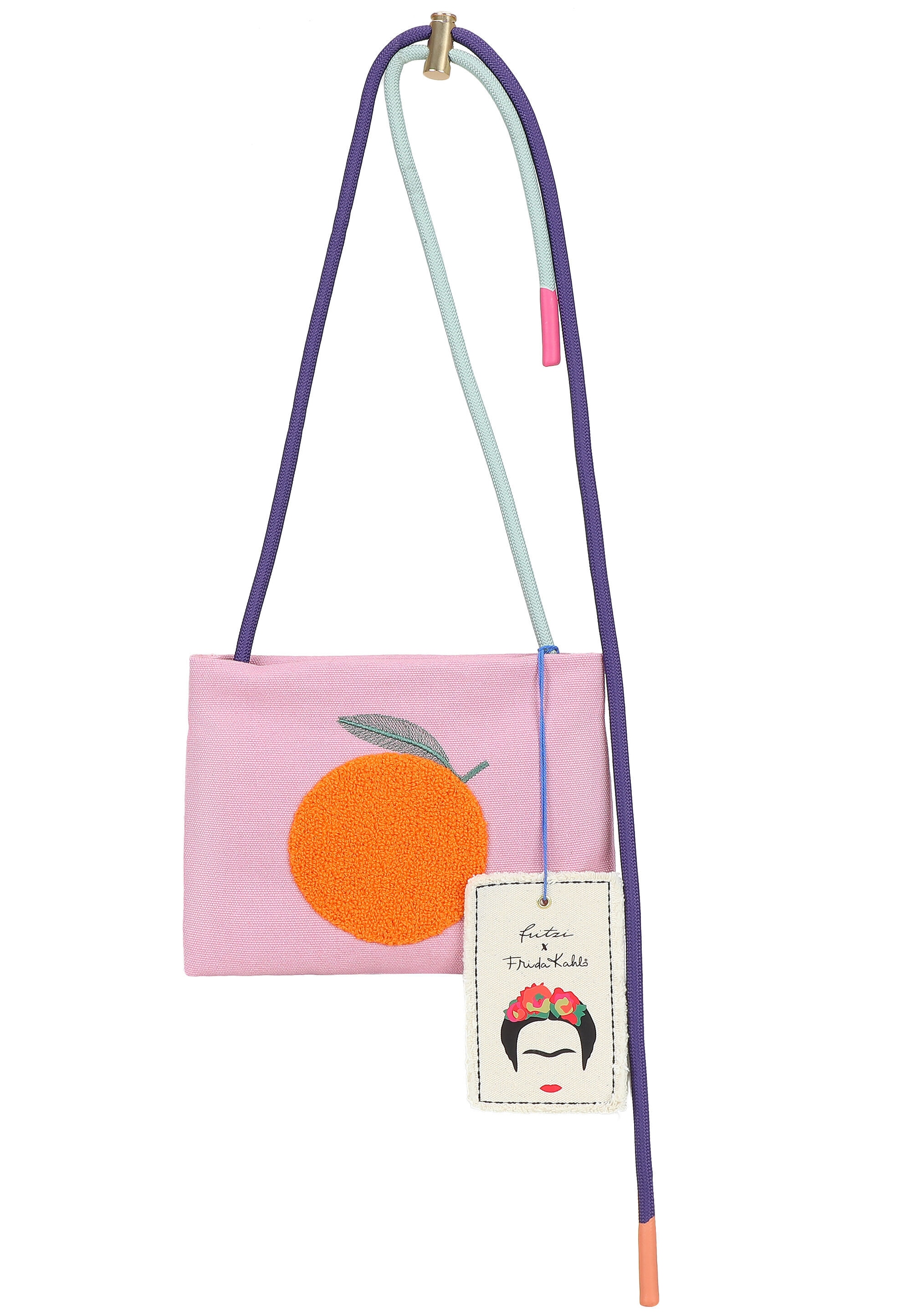 Fritzi aus Preußen Umhängetasche "Fritzi x Frida Kahlo" mit Orangen-Motiv
