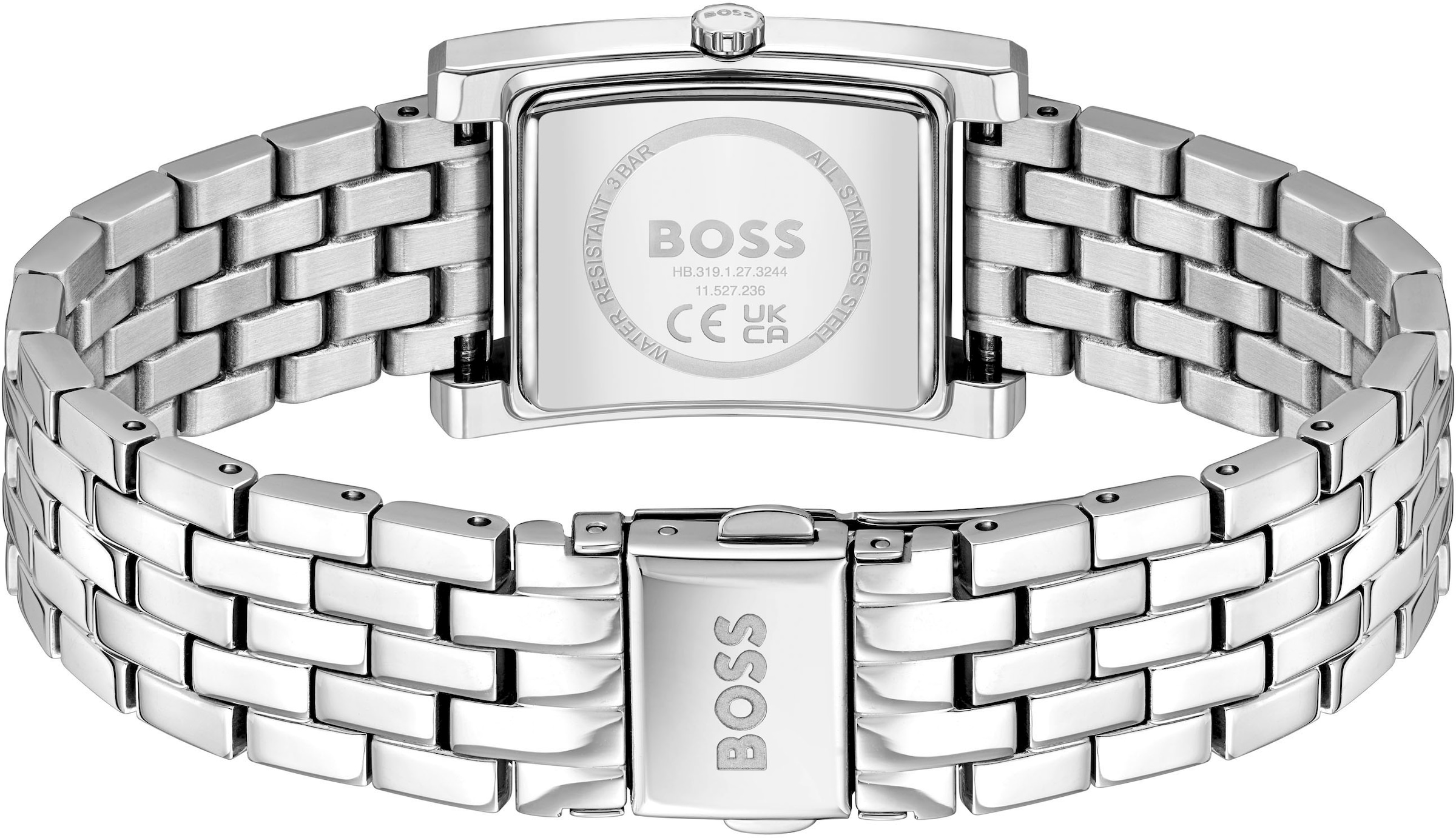 BOSS Quarzuhr »LUCY«, Damenuhr, Armbanduhr, analog