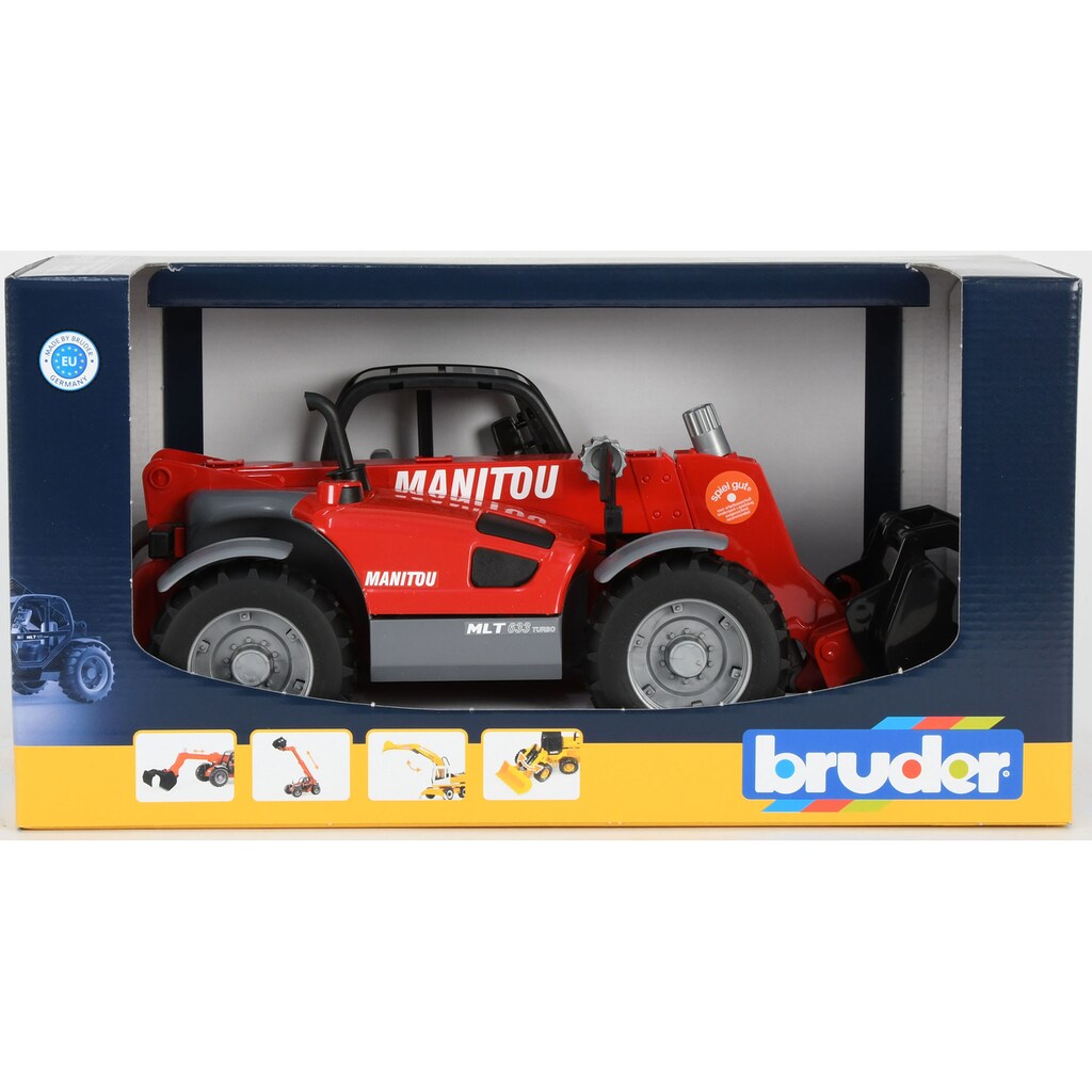 Bruder® Spielzeug-Radlader »Manitou Telekoplader MLT 633 (2125)«