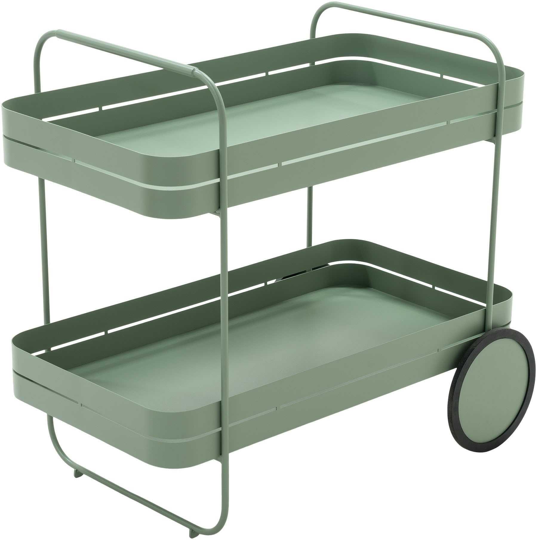 Spinder Design Servierwagen »GIN & TROLLY«, (1 St.), Servierwagen aus Stahl mit Gummirädern