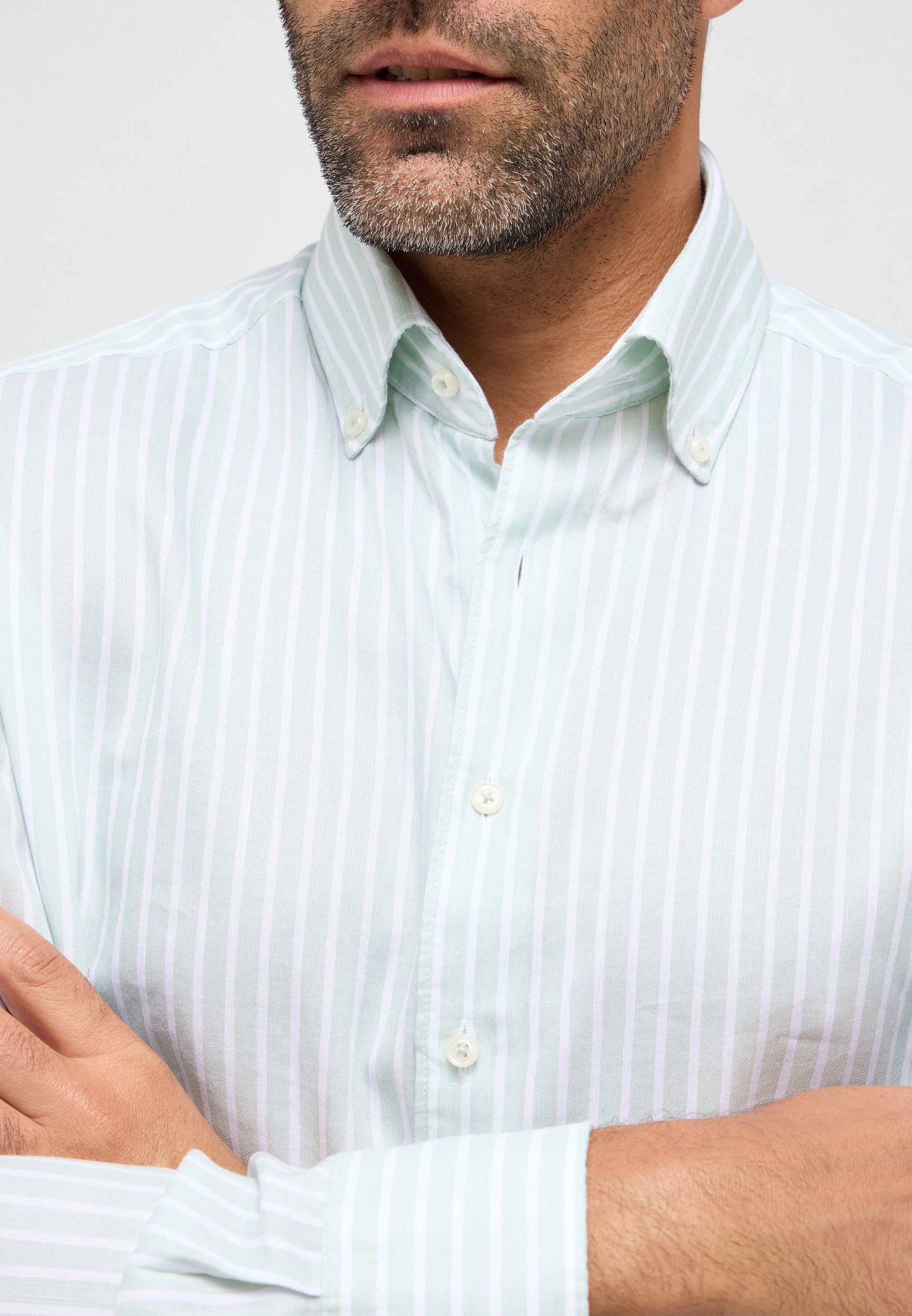 Thumbnail - Eterna Langarmhemd "MODERN FIT" EASY IRON (bügelleicht)