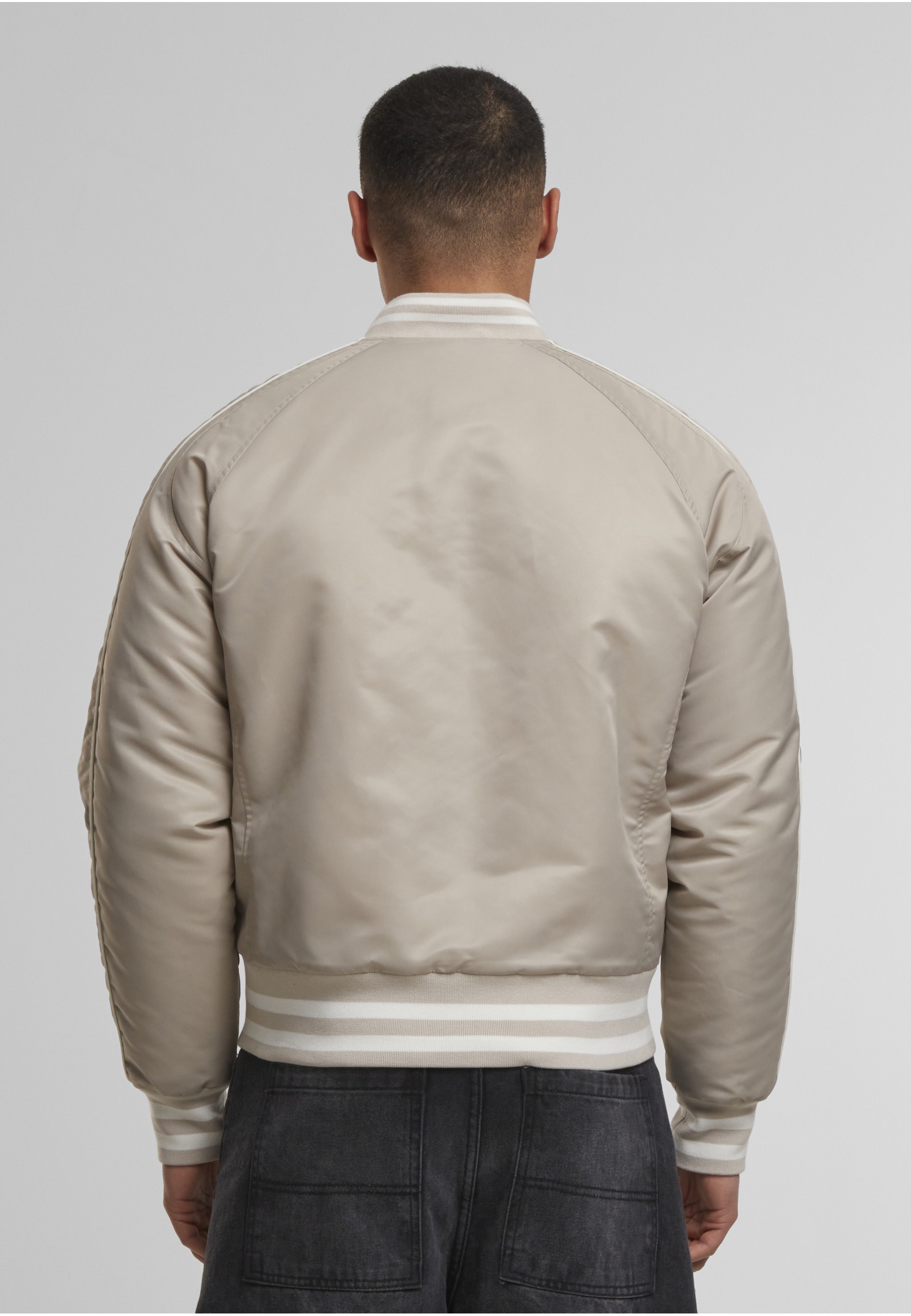 URBAN CLASSICS Bomberjacke »Urban Classics Racer Bomber Jacket« 1 Stk. tlg. ohne Kapuze