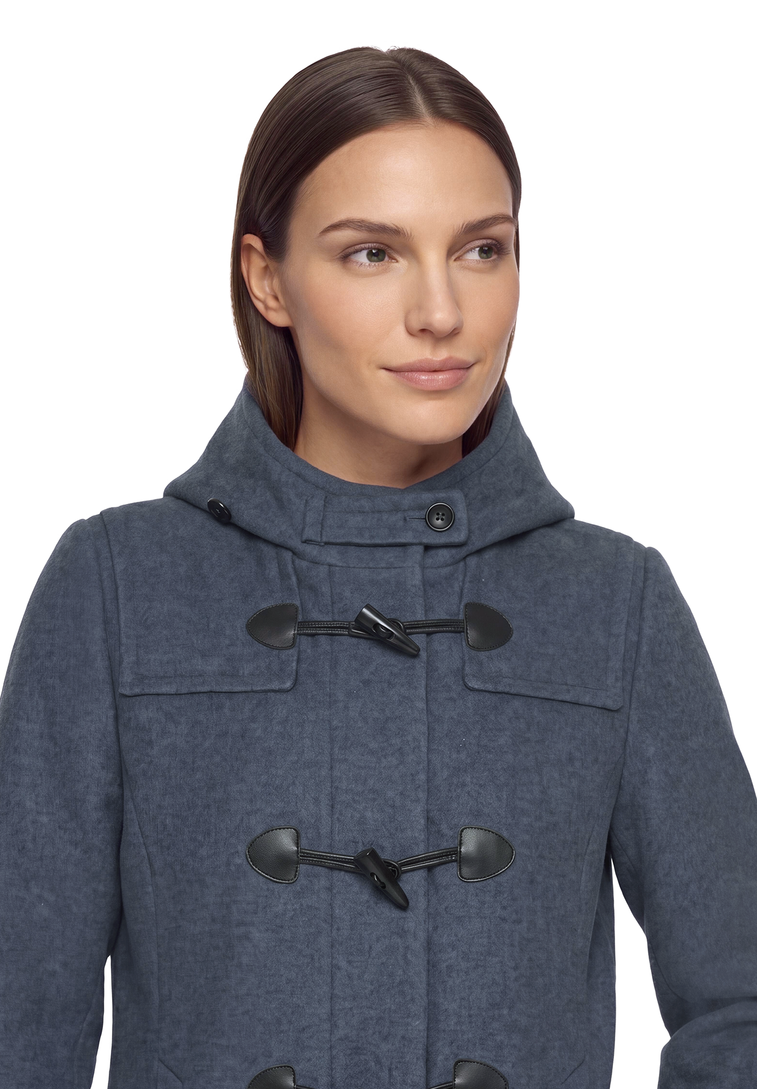 Gil Bret Dufflecoat Mantel im Dufflecoat-Style mit Kapuze/mit Wolle