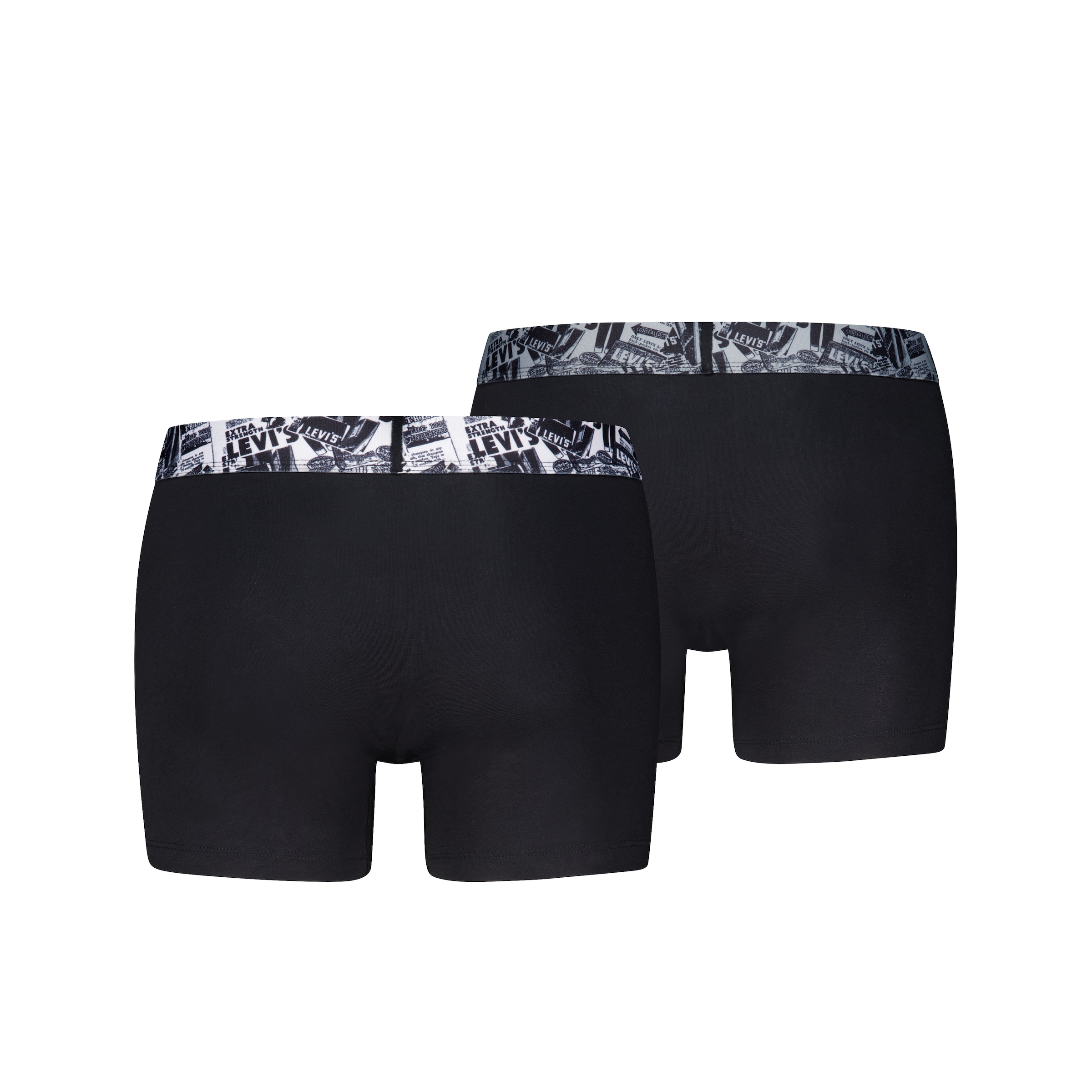 Levi's® Boxershorts »LEVIS MEN NEWSPAPER WB BOXER BRIEF 2P« 2er Pack,  ohne Eingriff, Cotton-Stretch