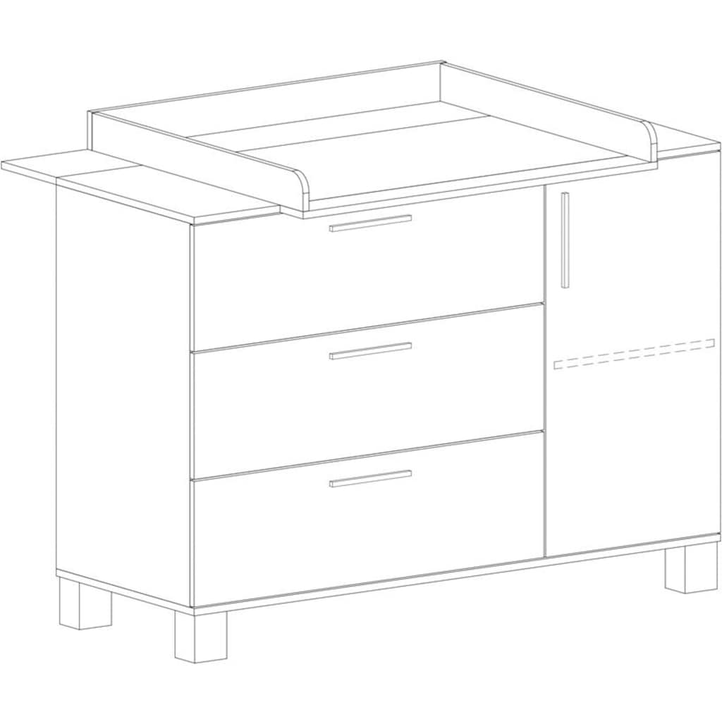 arthur berndt Wickelkommode »Cloe«, bis 15 kg, 131 cm