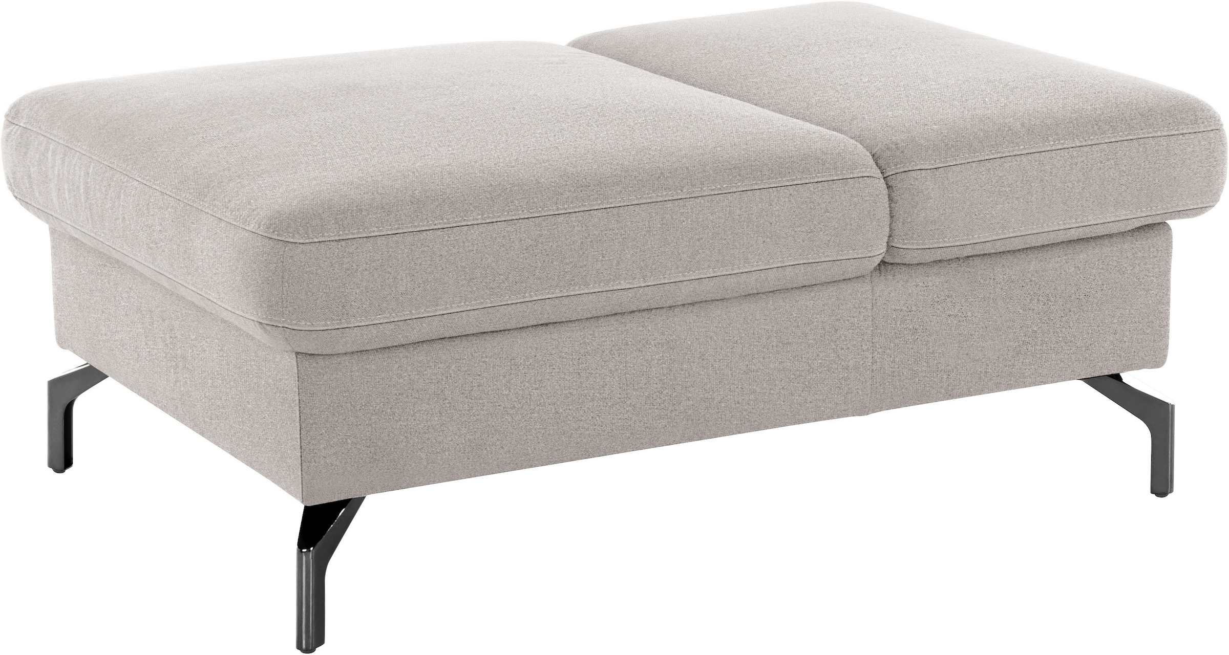 sit&more Hocker »Brisbane«, Fußhöhe 15 cm, mit Federkern und Klappfunktion