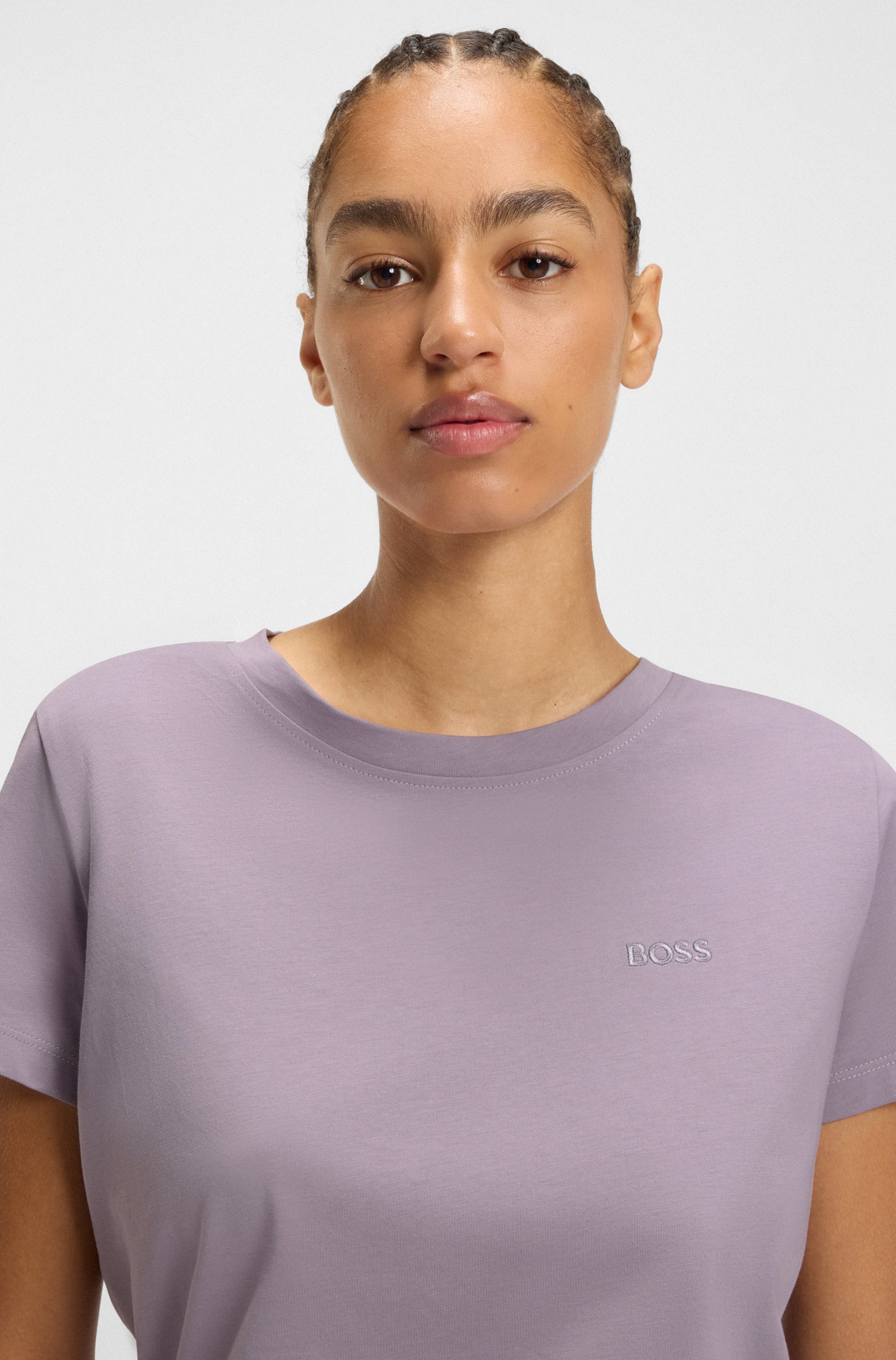BOSS ORANGE T-Shirt »Esogo Premium Damenmode«, mit Logo