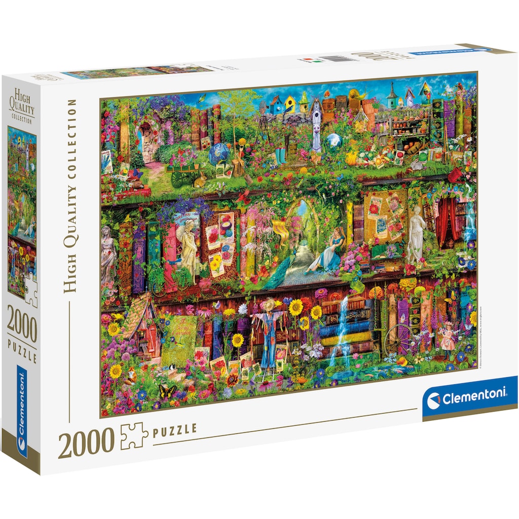 Clementoni® Puzzle »High Quality Collection, Das Garten-Regal«