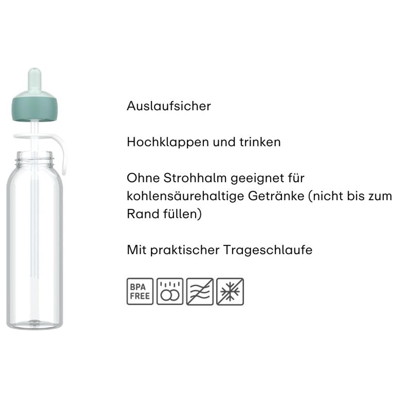 Mepal Trinkflasche »Wasserflasche Flip-Up Campus 2025 500 ml«