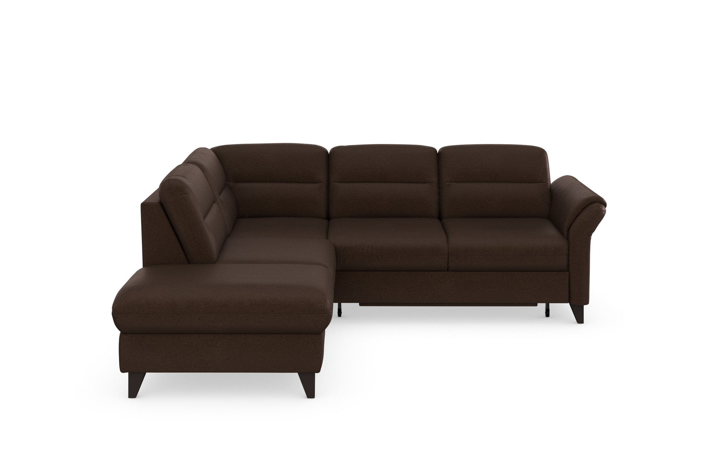 sit&more Ecksofa "Mellum L-Form" Federkern, wahlweise mit Bettfunktion, Sta günstig online kaufen