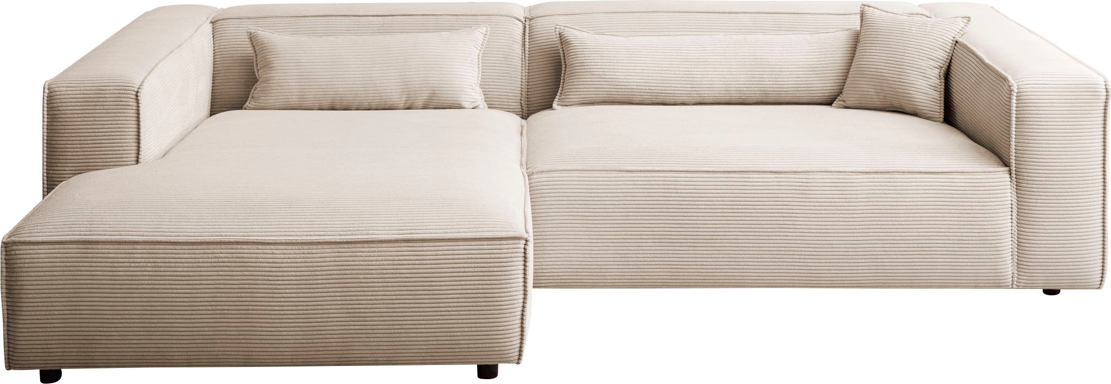 LeGer Home by Lena Gercke Ecksofa "PIARA XXL, Big-Sofa, Cord, Leinenoptik o günstig online kaufen