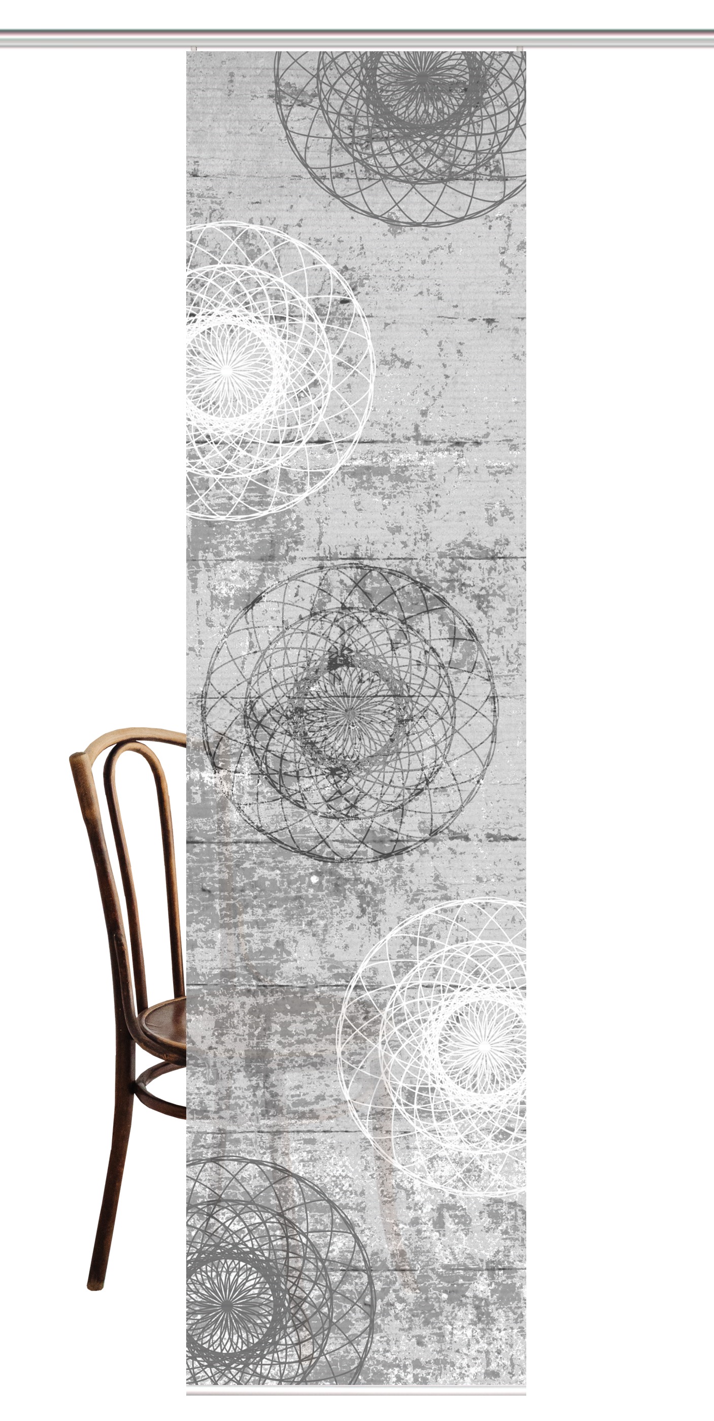 HOME in green Schiebegardine "MANDOSA" Paneelwagen 1 Stk. tlg. DIGITALBEDRU günstig online kaufen