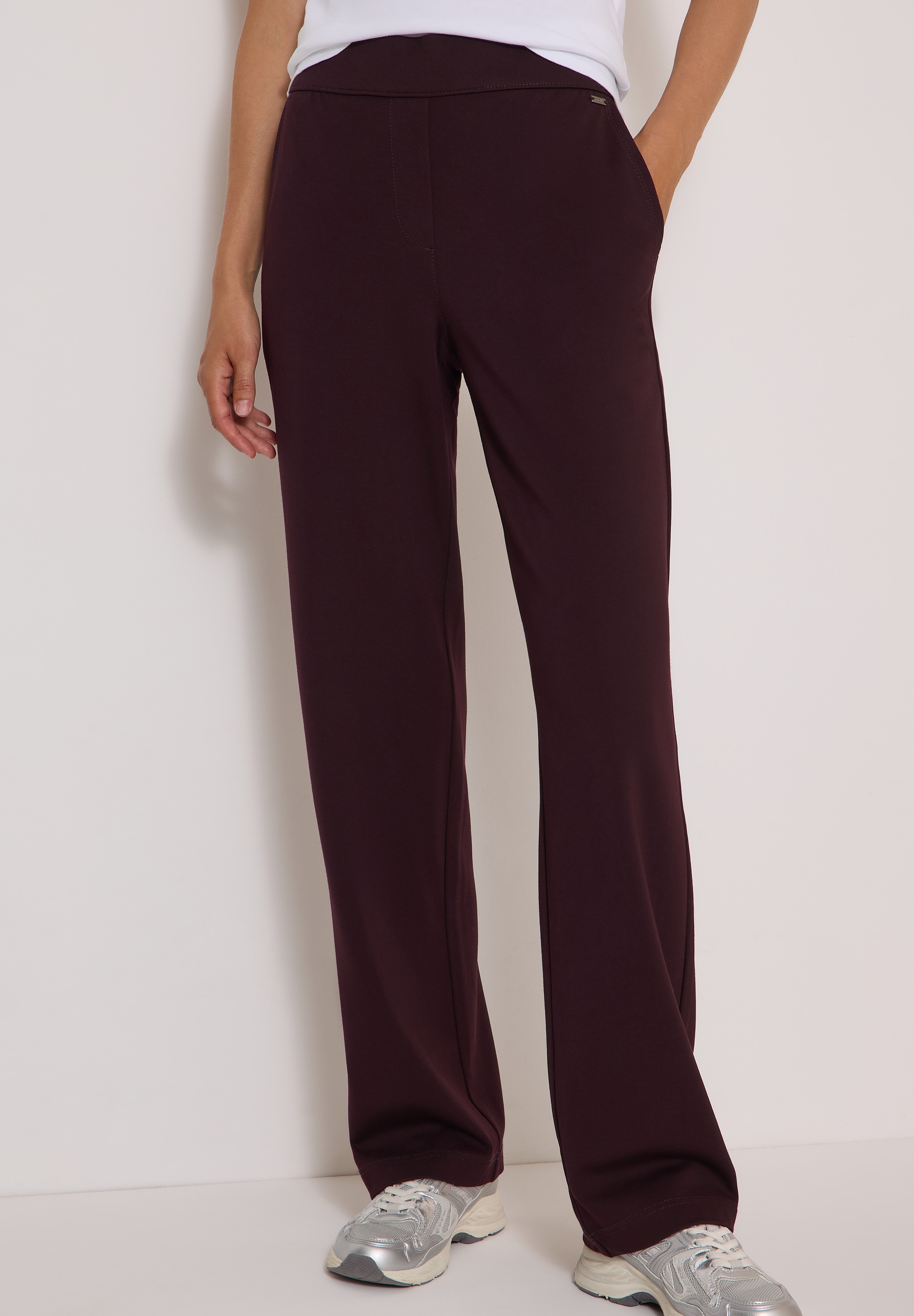 Cecil Stoffhose  softer Materialmix