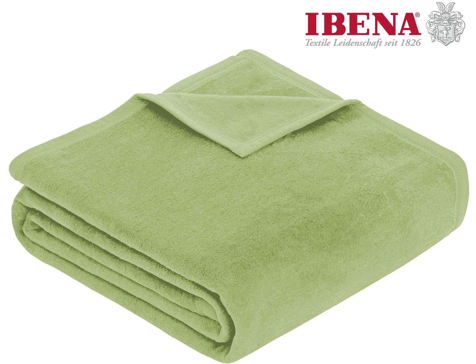 IBENA Wohndecke "Luxus" verschiedene Größen, uni, Kuscheldecke, Premium, made in Europe
