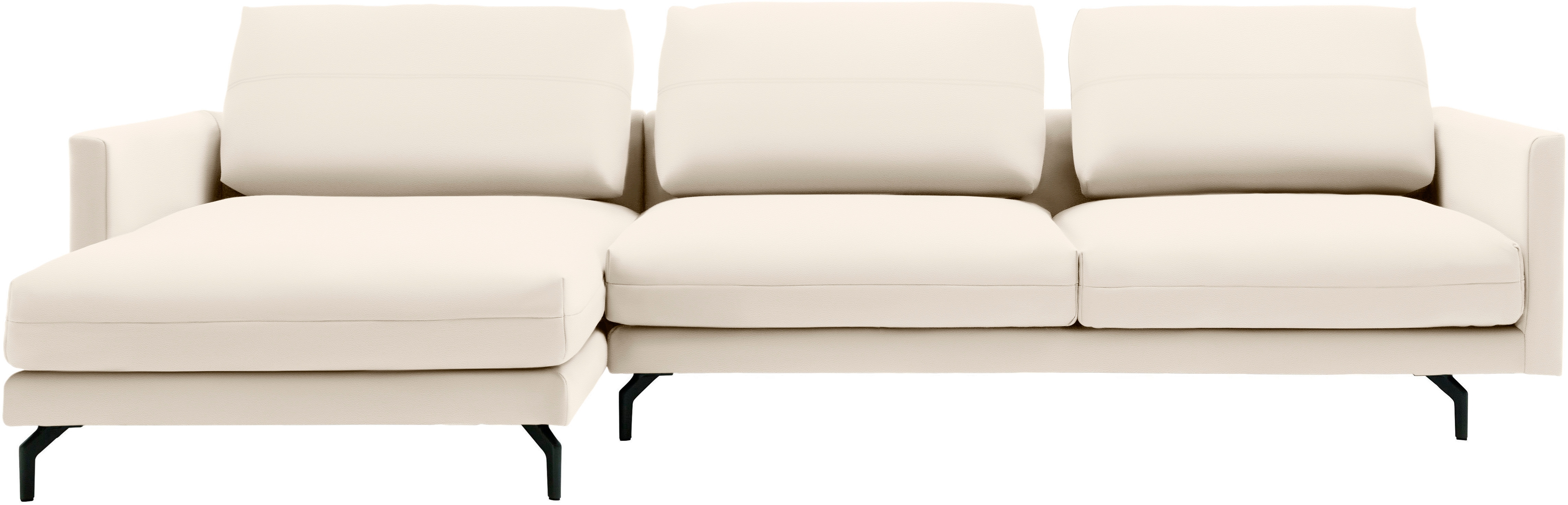 Creation BY ROLF BENZ Ecksofa "CR.414, Designecksofa, Polsterecke, Breite 300cm, L-Form" wahlweise aus feinstem Rindsleder oder hochwertigem Chenille