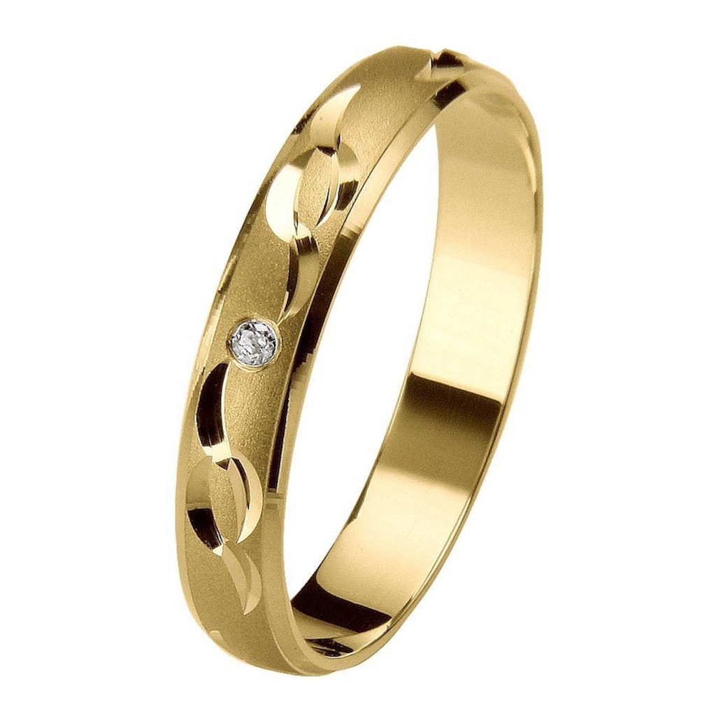 Firetti Trauring »Schmuck Geschenk Gold 375 Hochzeit Ehering Trauring "LIEBE"«