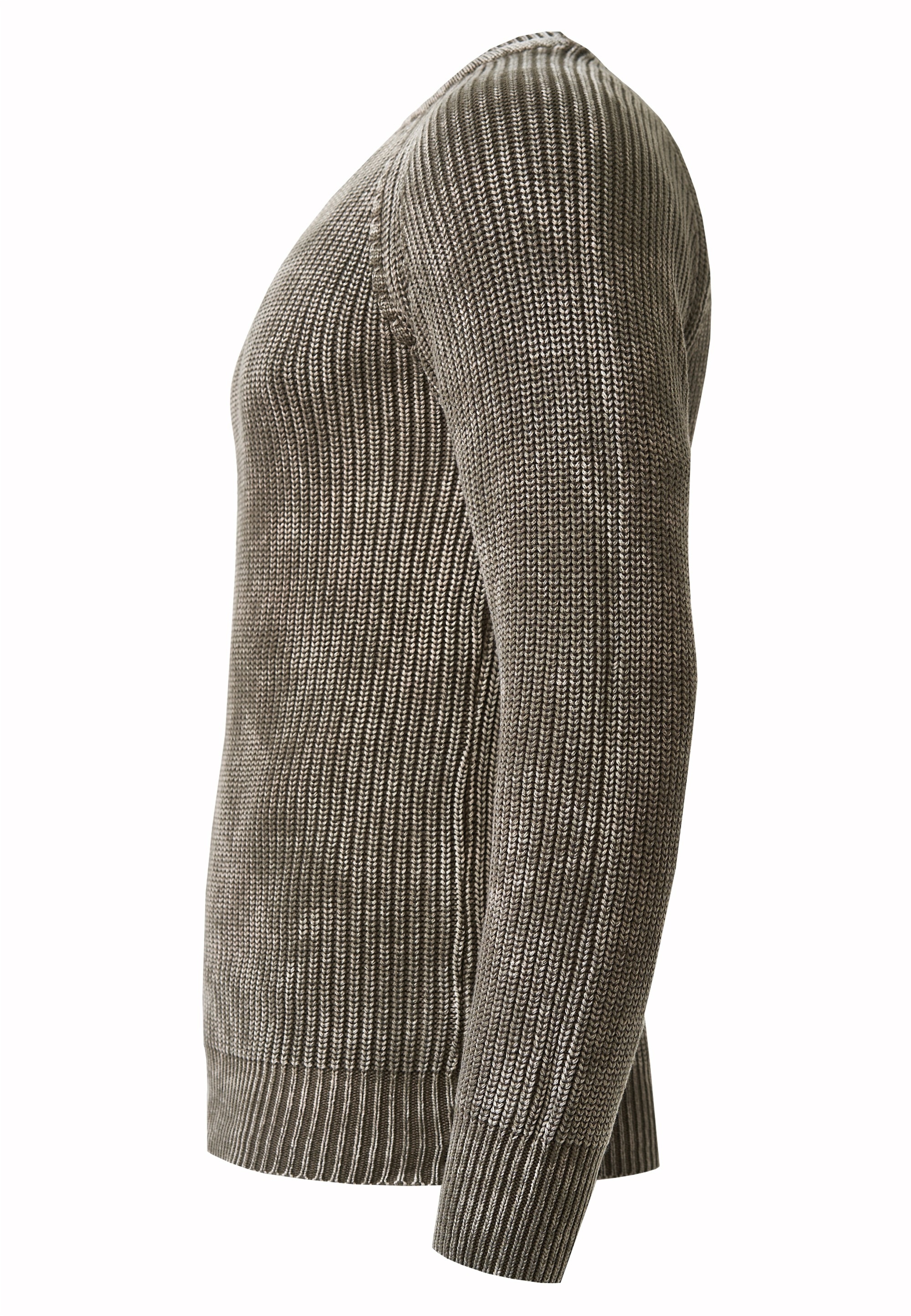 Rusty Neal Strickpullover, im dezenten Batik-Design