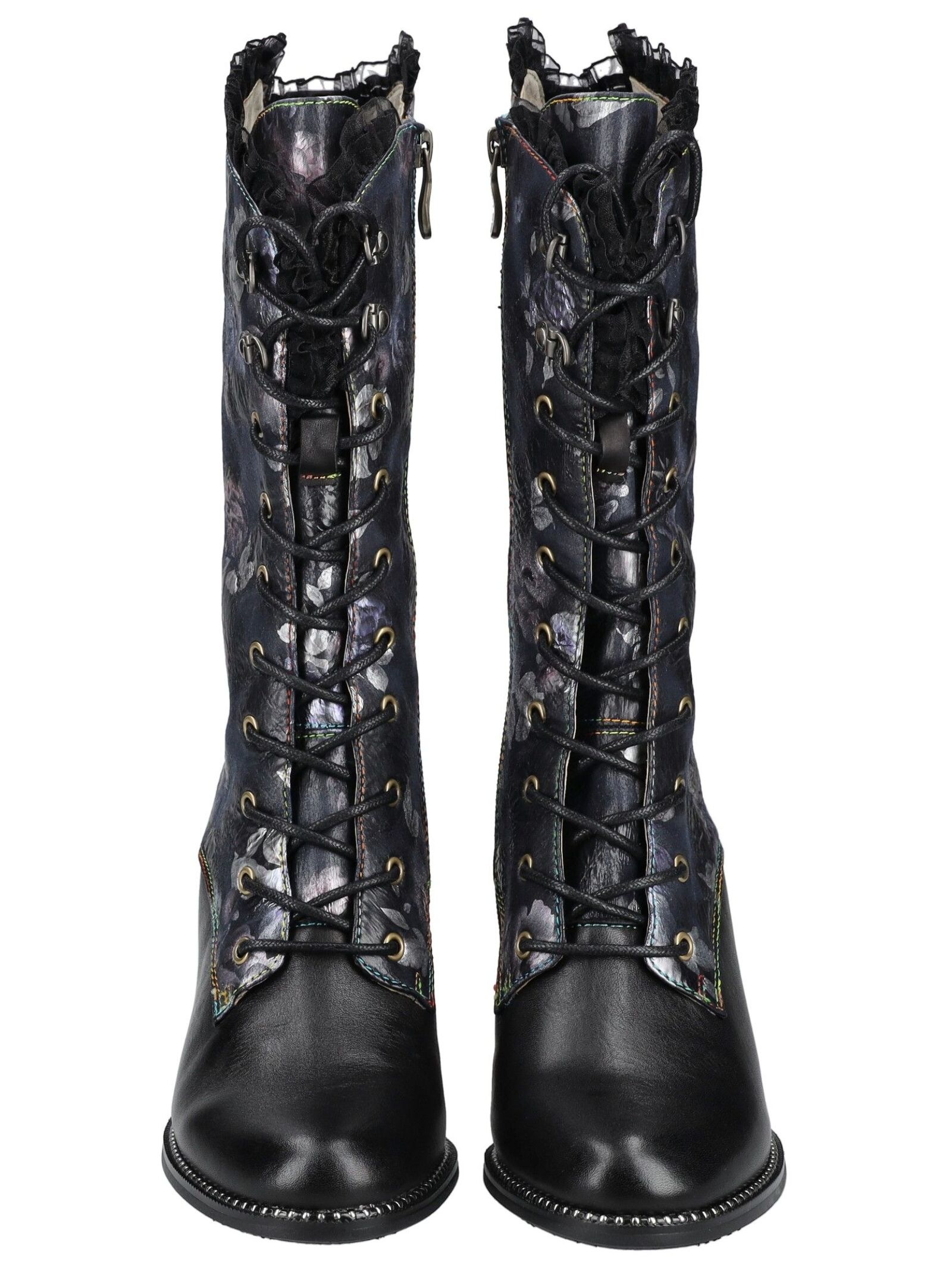 LAURA VITA High-Heel-Stiefel »LAURA VITA Stiefel Leder/Textil«