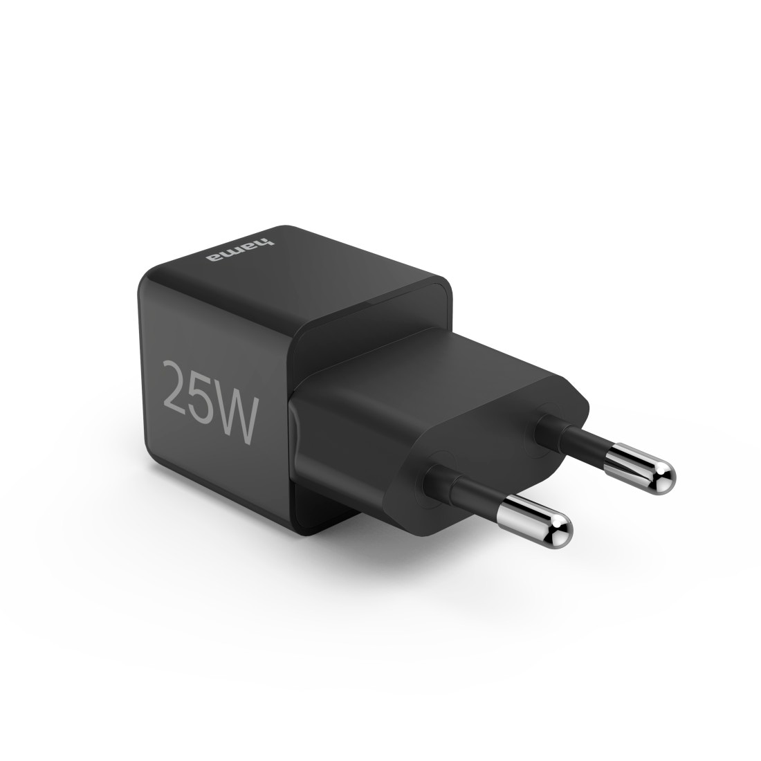 Hama Schnelllade-Gerät »Schnellladegerät (USB-C, PD/QC, extraklein 2,9 x 2,75 x 2,75 cm, 25 W)«, (1 St.)