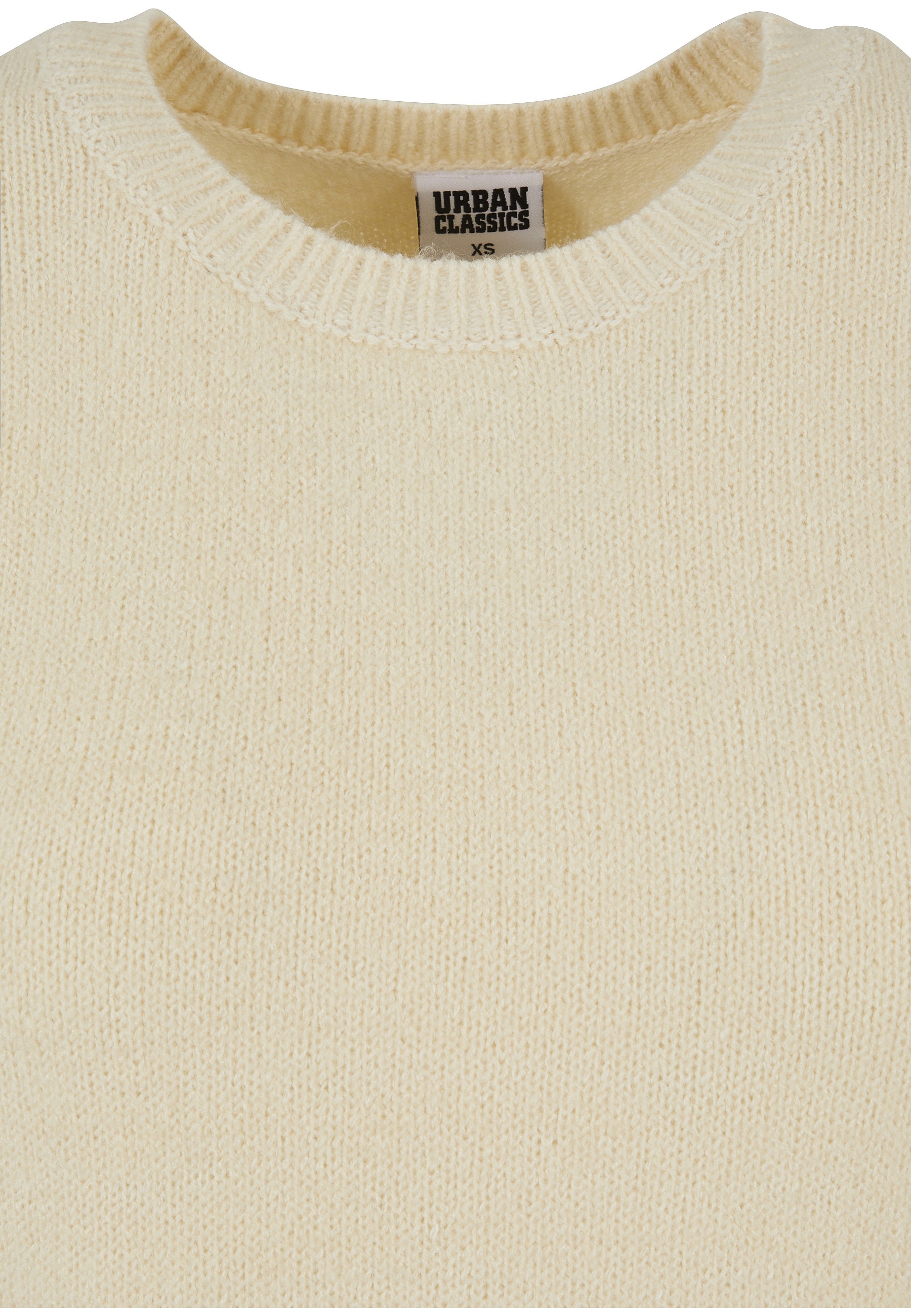 URBAN CLASSICS Fleecepullover »Urban Classics Damen Ladies Knit Slipover«, 1 Stk.
