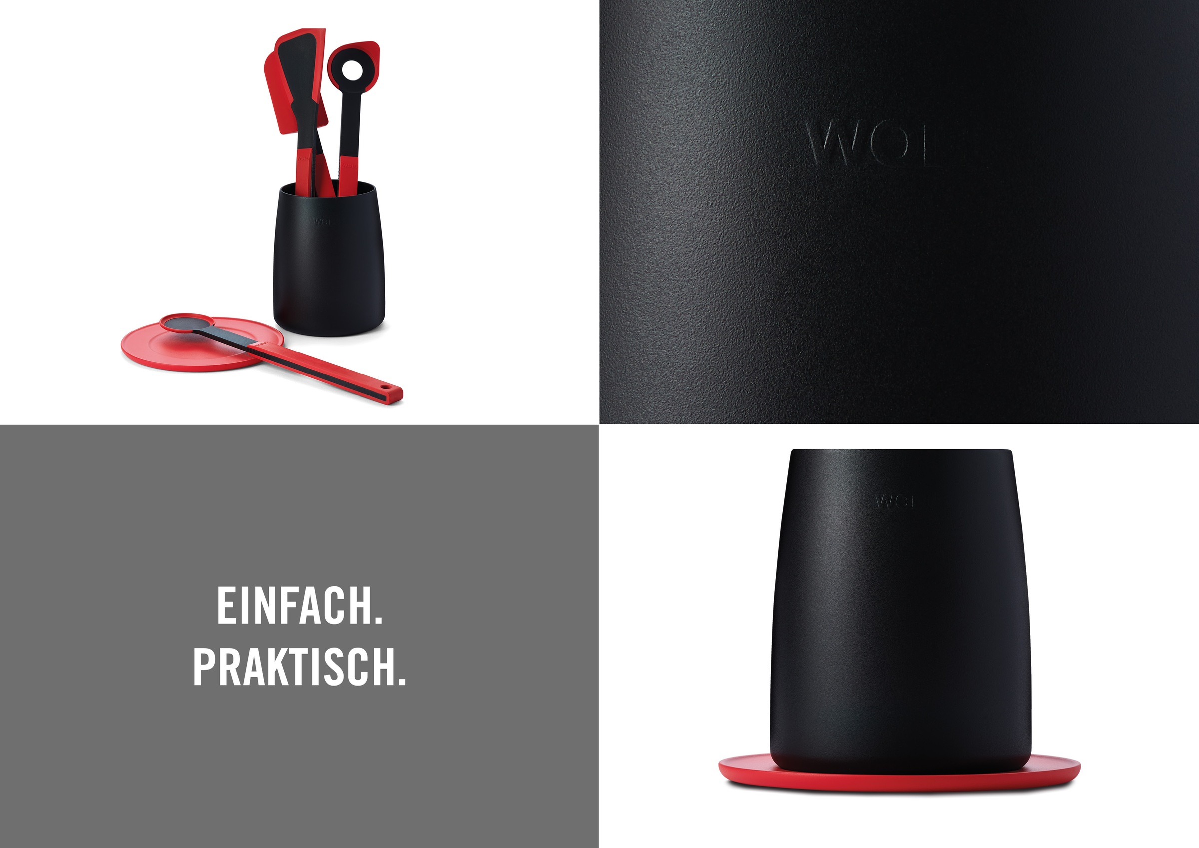 WOLL Besteckhalter "Cook it" passend für 8 Küchenhelfer günstig online kaufen
