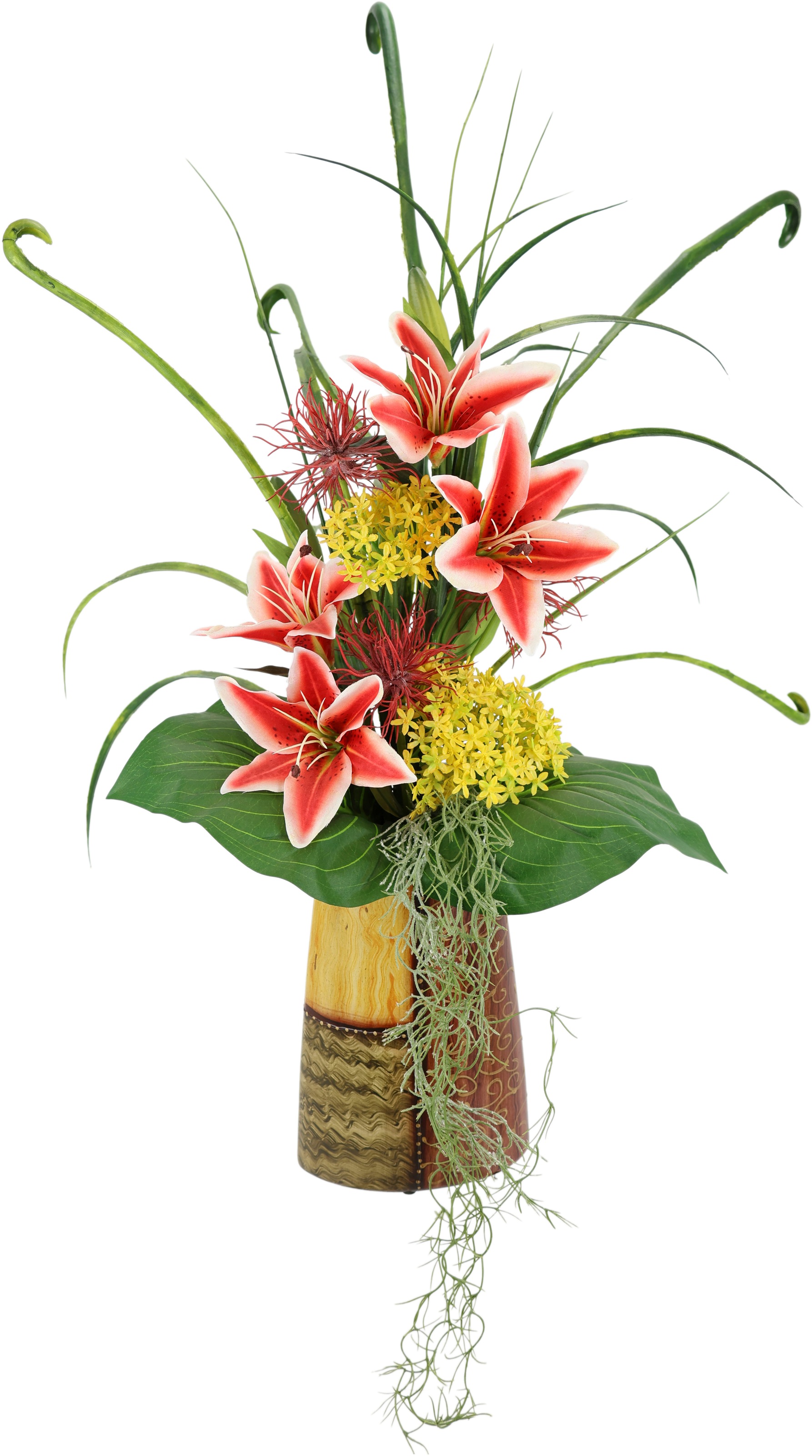 I.GE.A. Kunstblume "Arrangement Lilien", 85 cm günstig online kaufen