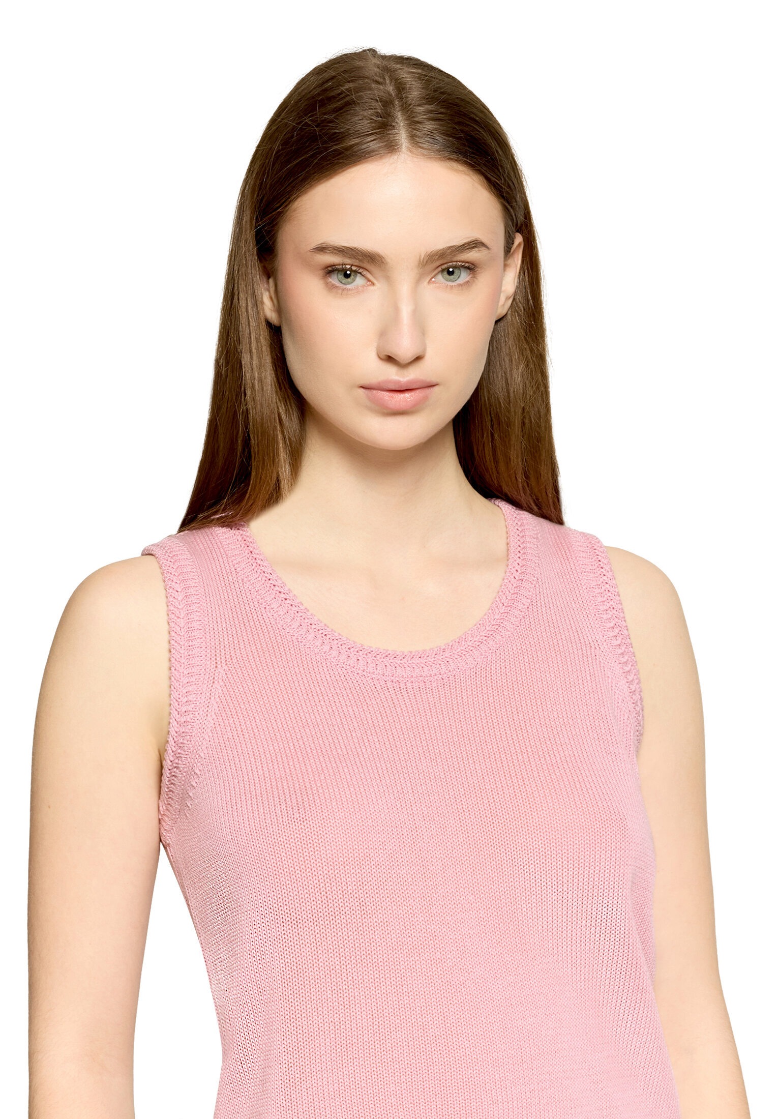 Cartoon Stricktop »Damen mit Rundhalsausschnitt«