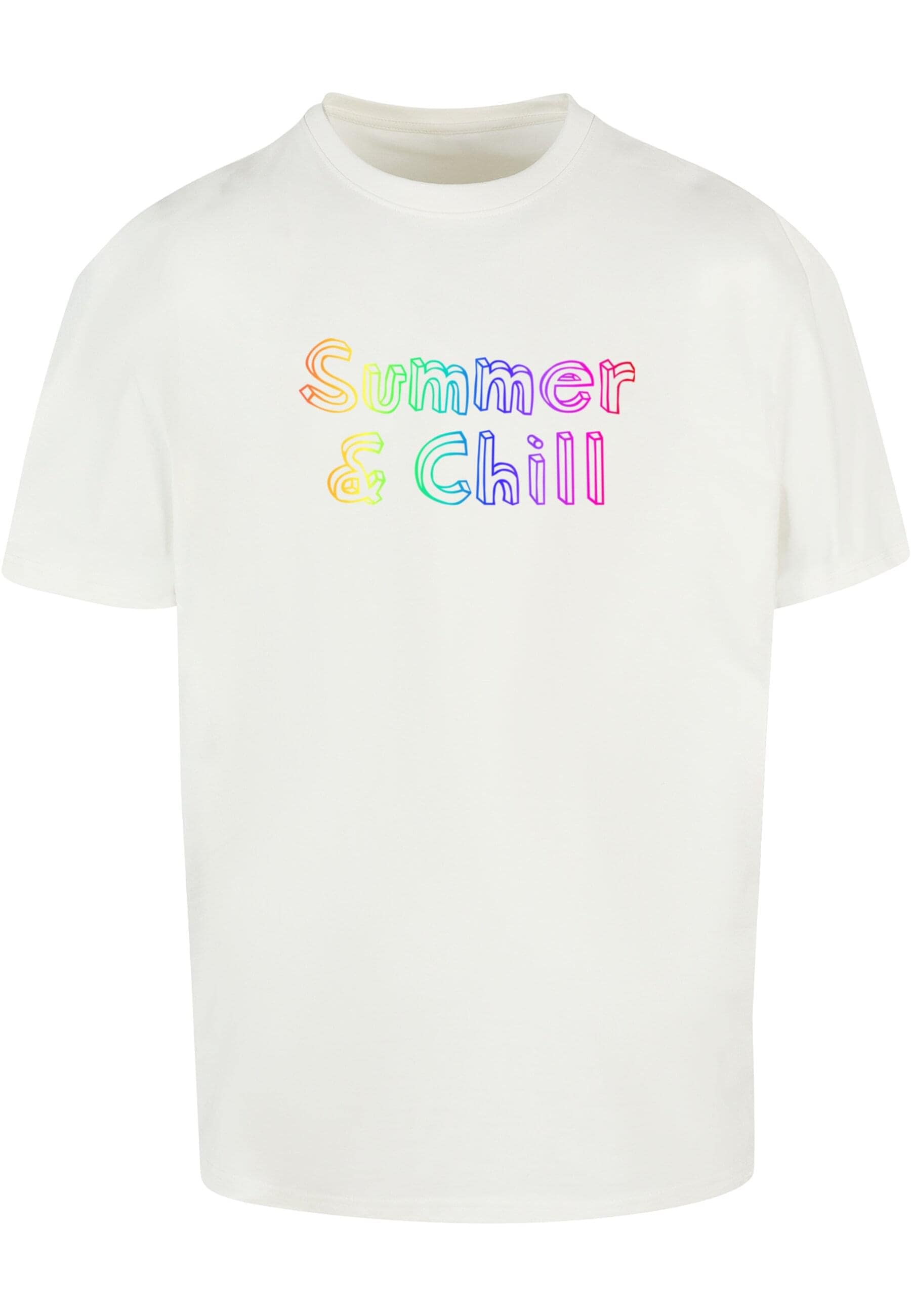 Merchcode T-Shirt "Merchcode Herren Summer And Chill Rainbow Heavy Oversize günstig online kaufen