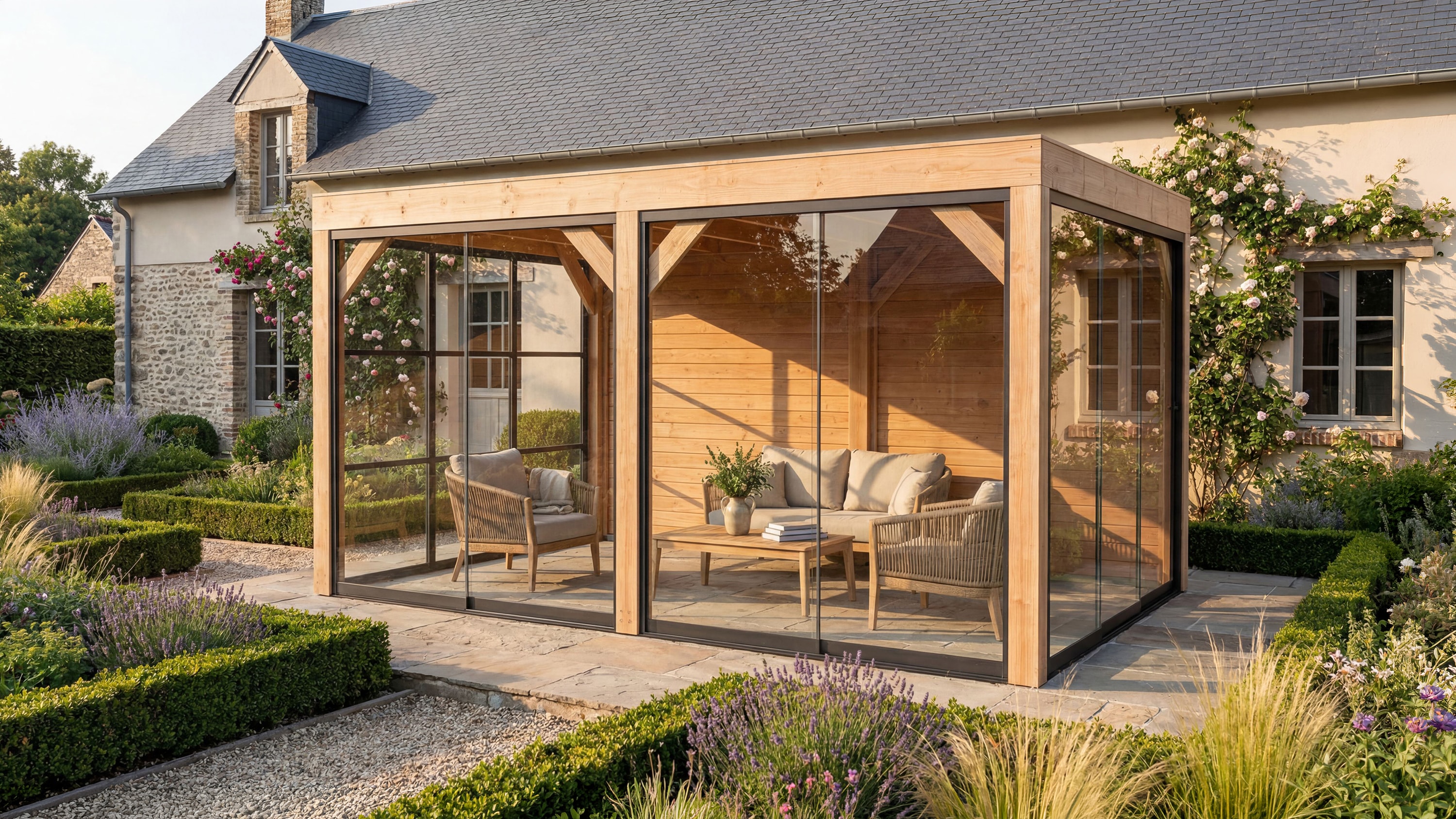 weka Holzpavillon "Lumley Lauben-Set Gr. 3.3" BxTxH: 307x499x245 cm