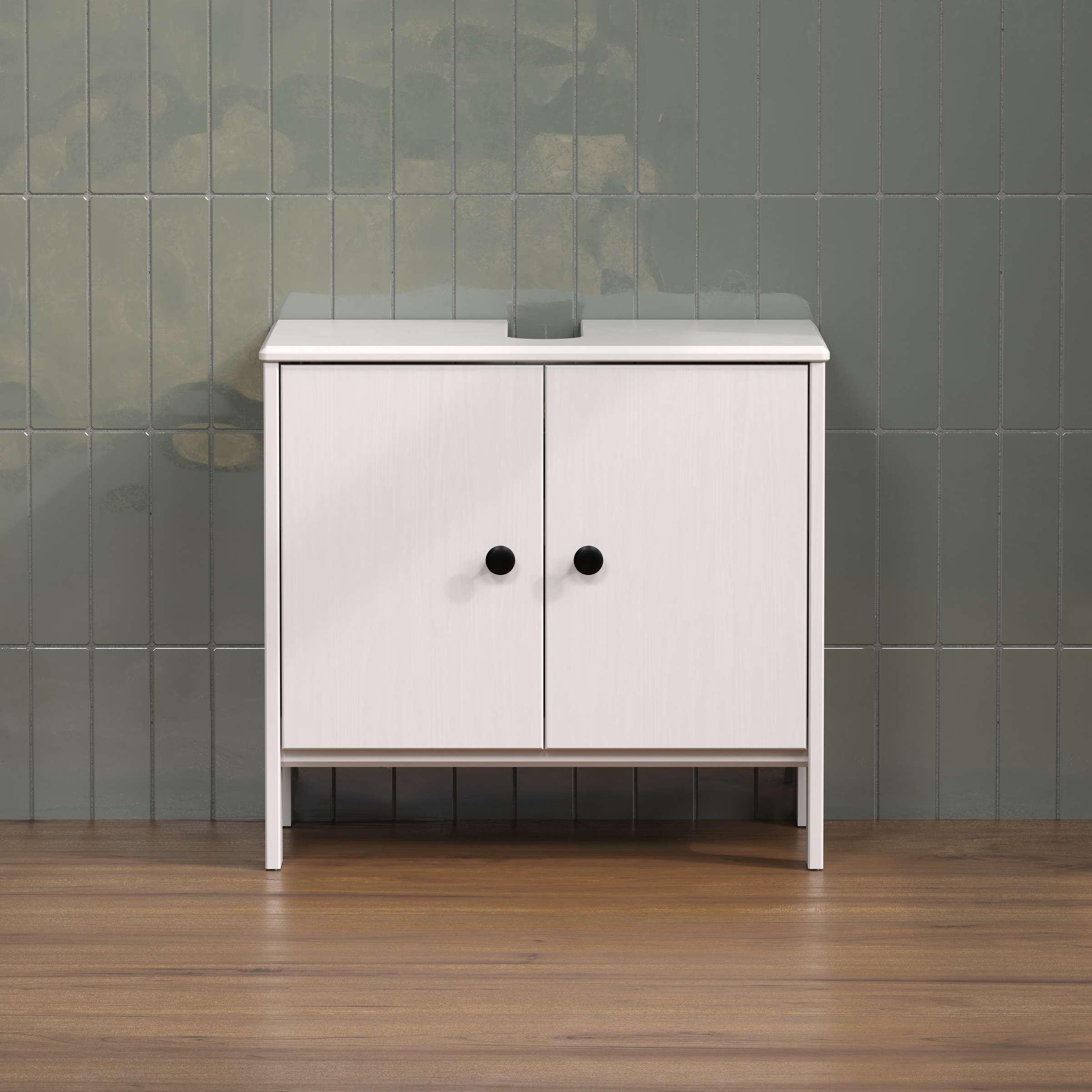 welltime Waschbeckenunterschrank "Kall" 1 Stk. tlg. Waschtisch aus Kiefer-M günstig online kaufen