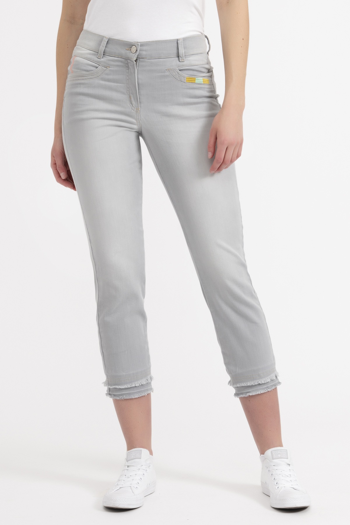 Recover Pants 5-Pocket-Jeans »Jeans«, mit Fransensaum