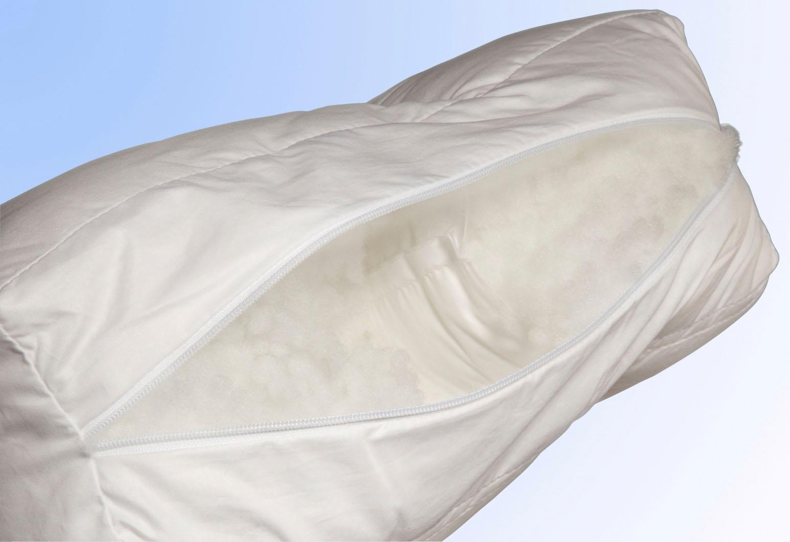 Thumbnail - Jekatex Nackenstützkissen "Ergo" Füllung: Comforel Hohlfaser Bezug: Baumwolle 1 Stk. tlg. Zertifiziert durch die Aktion ...