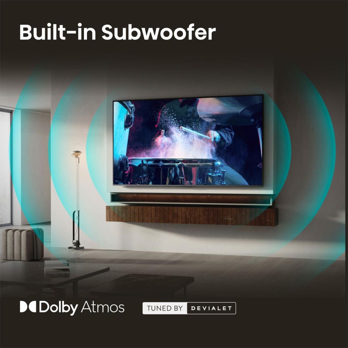 Hisense QLED-Fernseher »65U7DSE« 164 cm/65 ″ Smart-TV