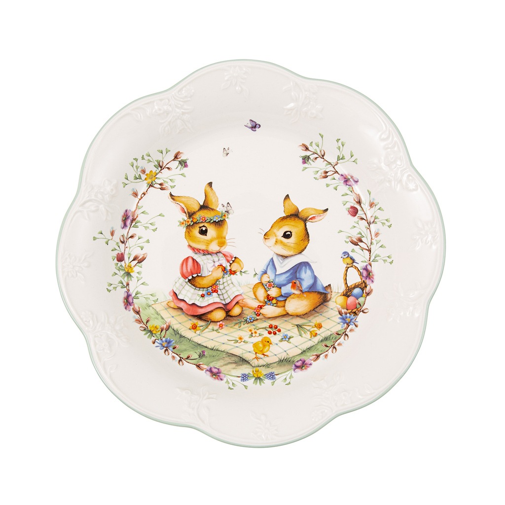 VILLEROY & BOCH Schale "Schale Spring Fantasy ø 25 cm bunt", bunt, Schüsseln